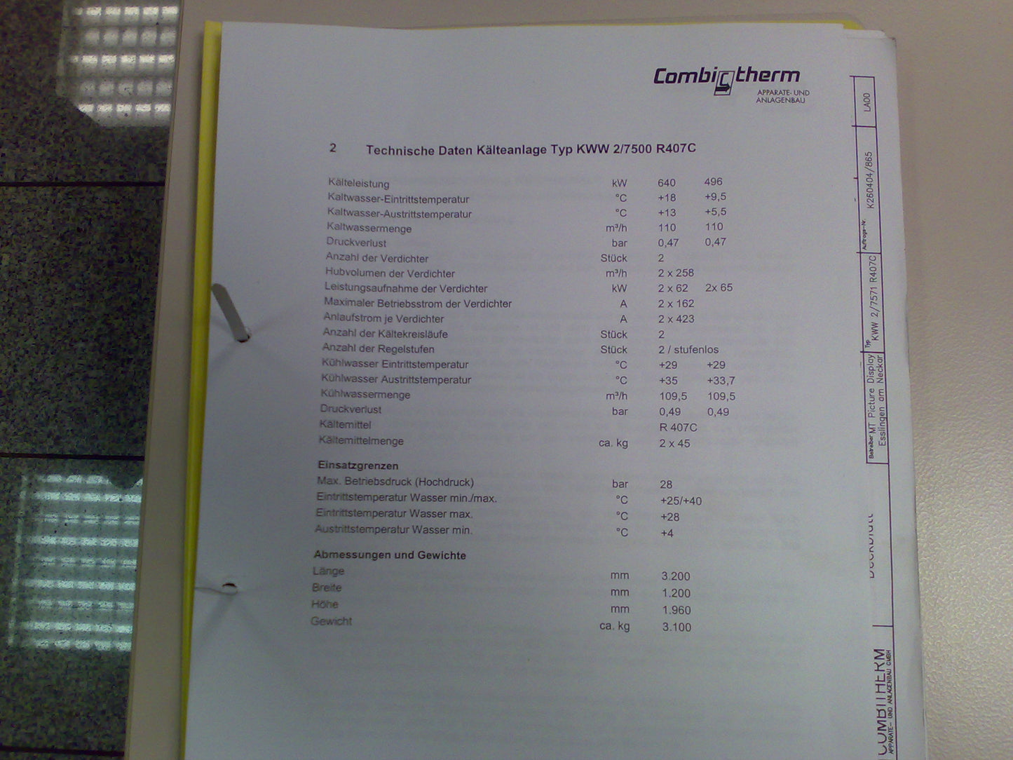 COMBITHERM Kaltwassersatz