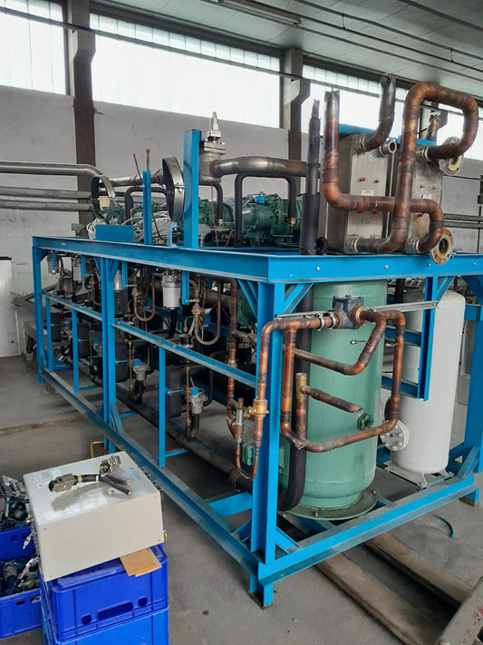 Schockfroster Verbundanlage Bitzer Schraube