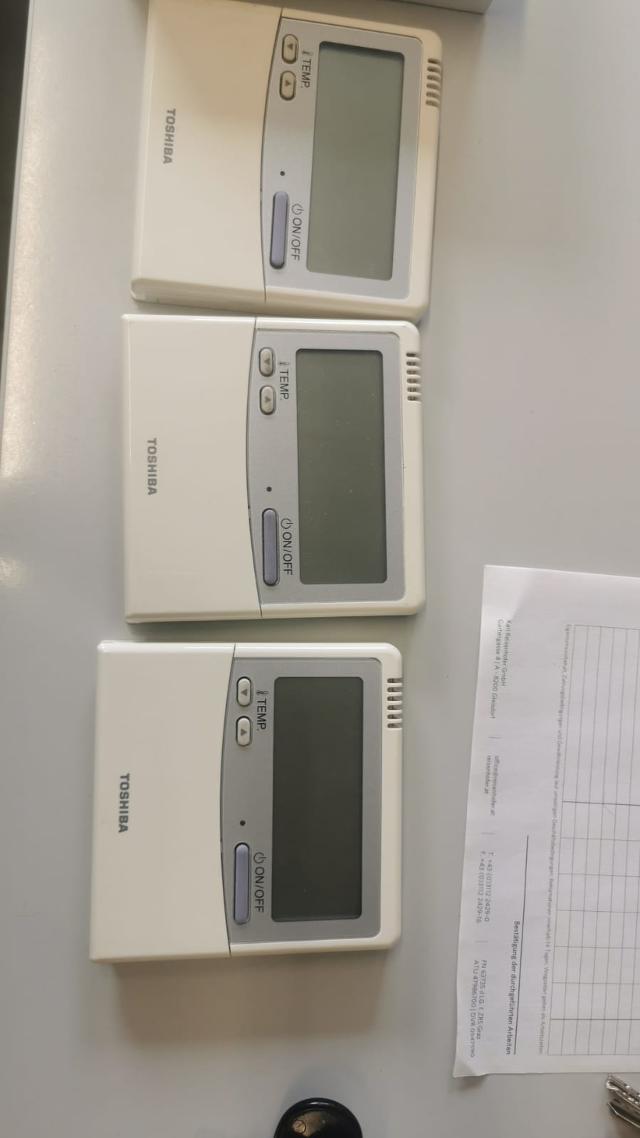 Klimaanlage TOSHIBA für Kühlung und Heizung