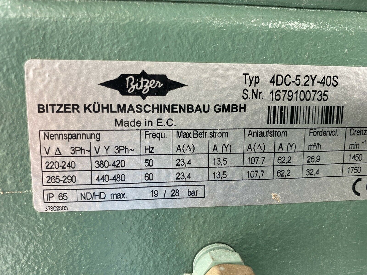 Doppelverbundanlage mit BITZER Verdichtern