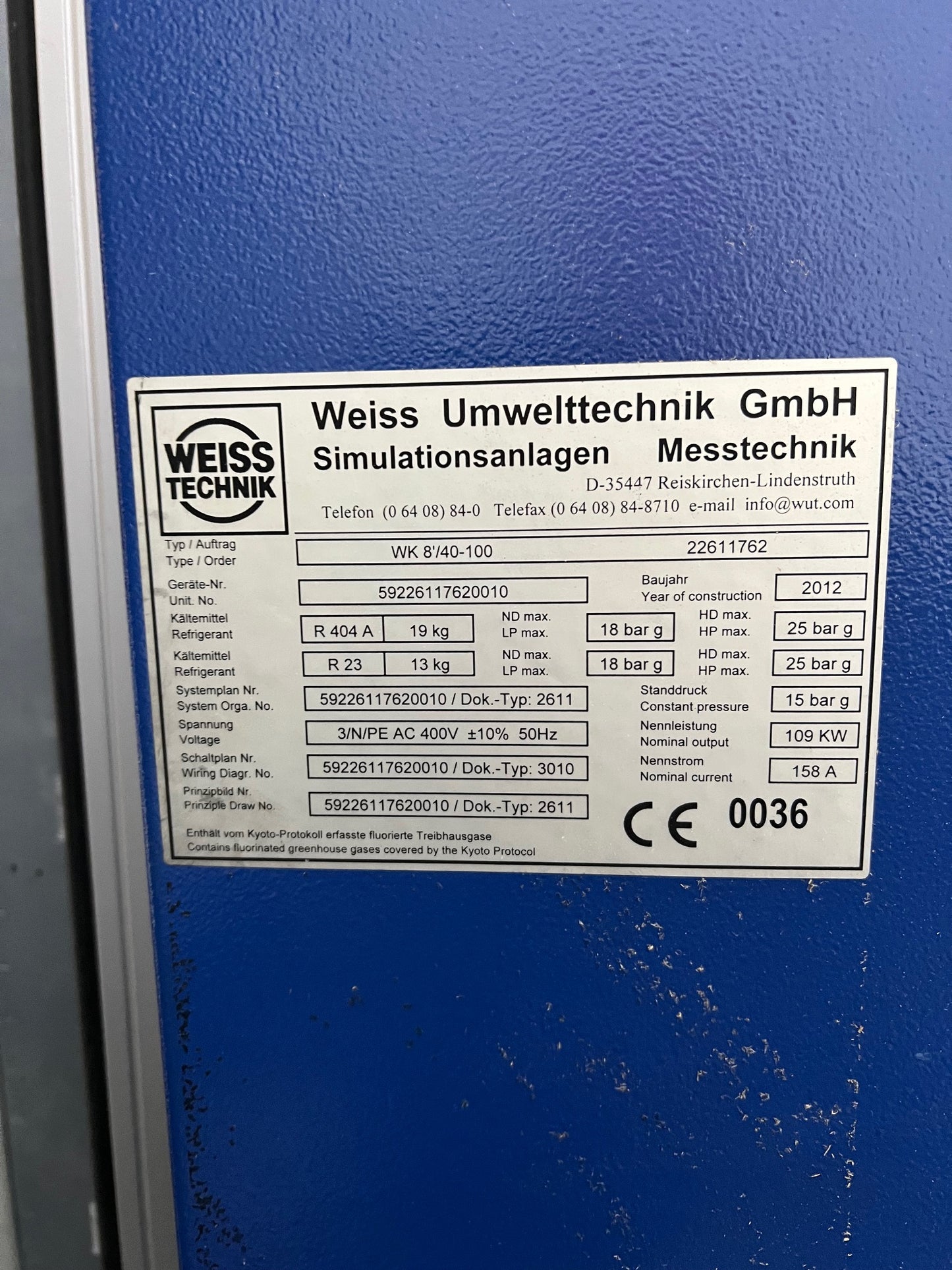 Klima Kamer Weiss
