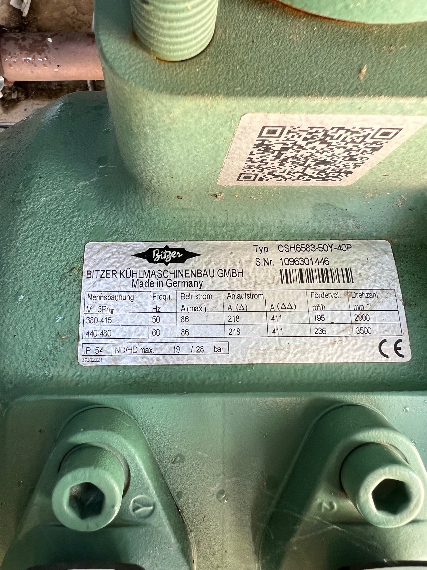 Kaltwassersatz GWK 160 kW