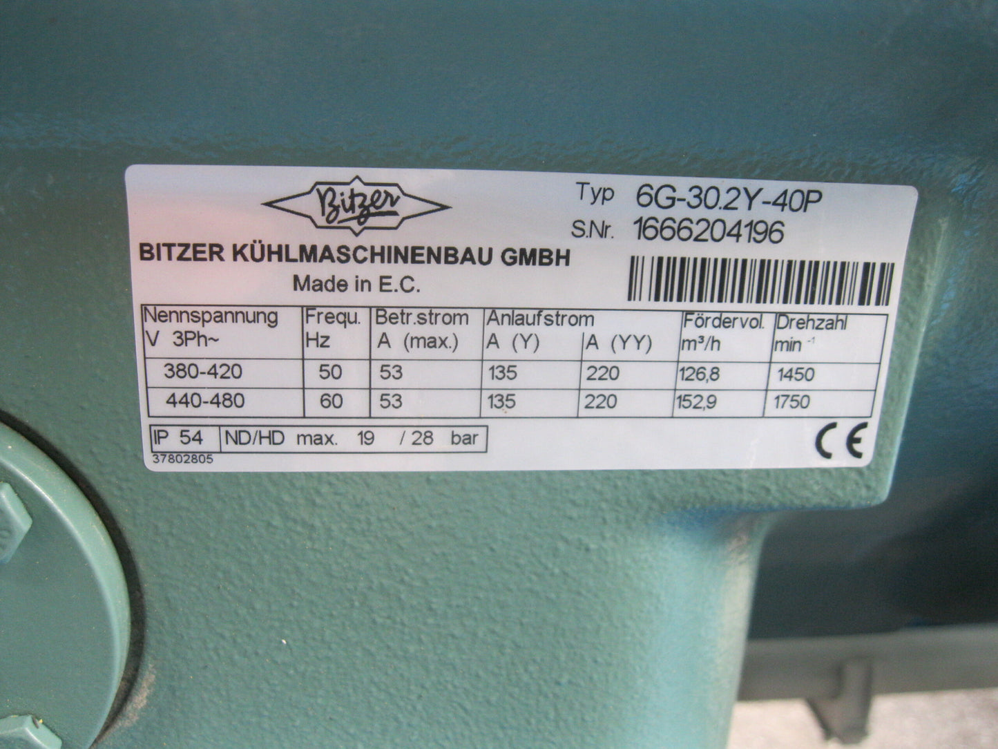 Verbundanlage HAUSER mit BITZER Verdichter