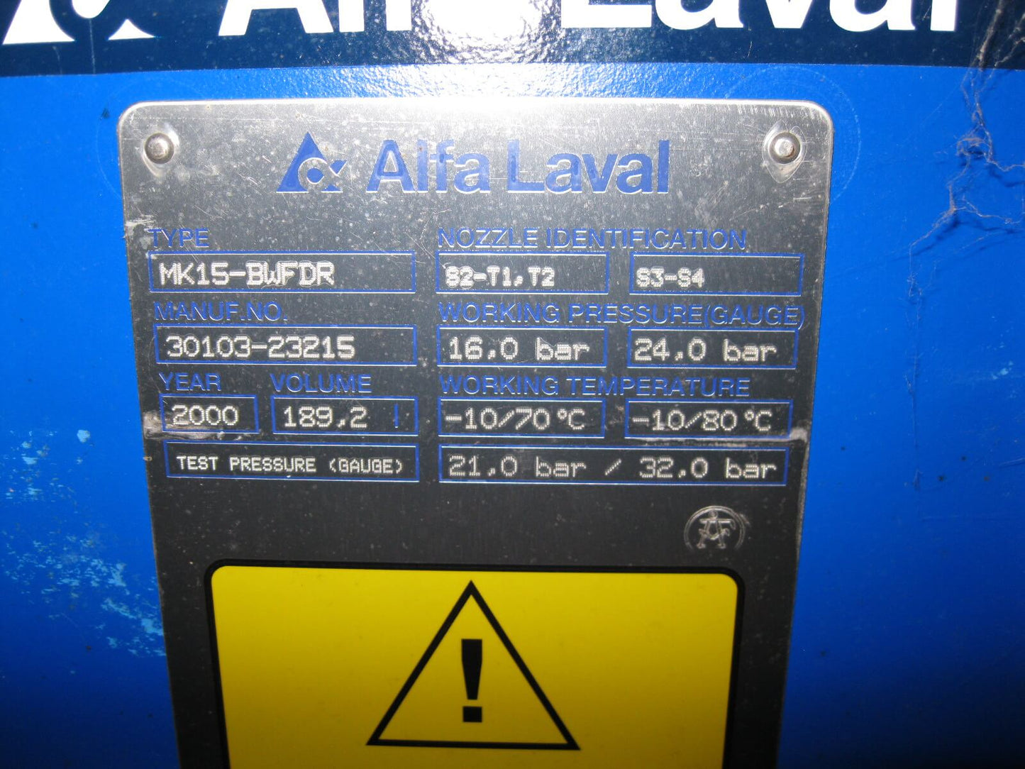 Plattenwärmetauscher Fabrikat ALFA LAVAL Verschiedene Größen