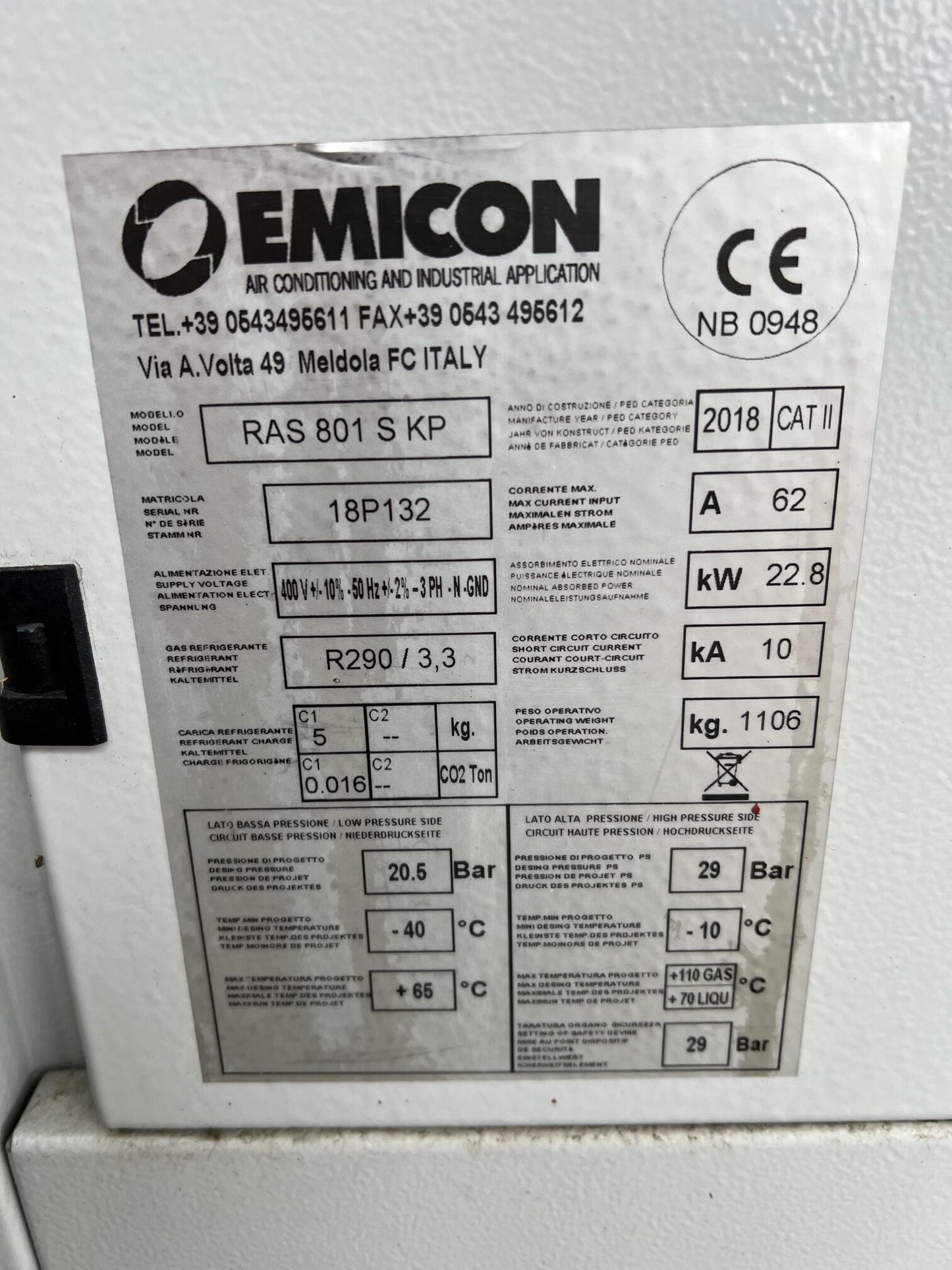 Kaltwassersatz EMICON