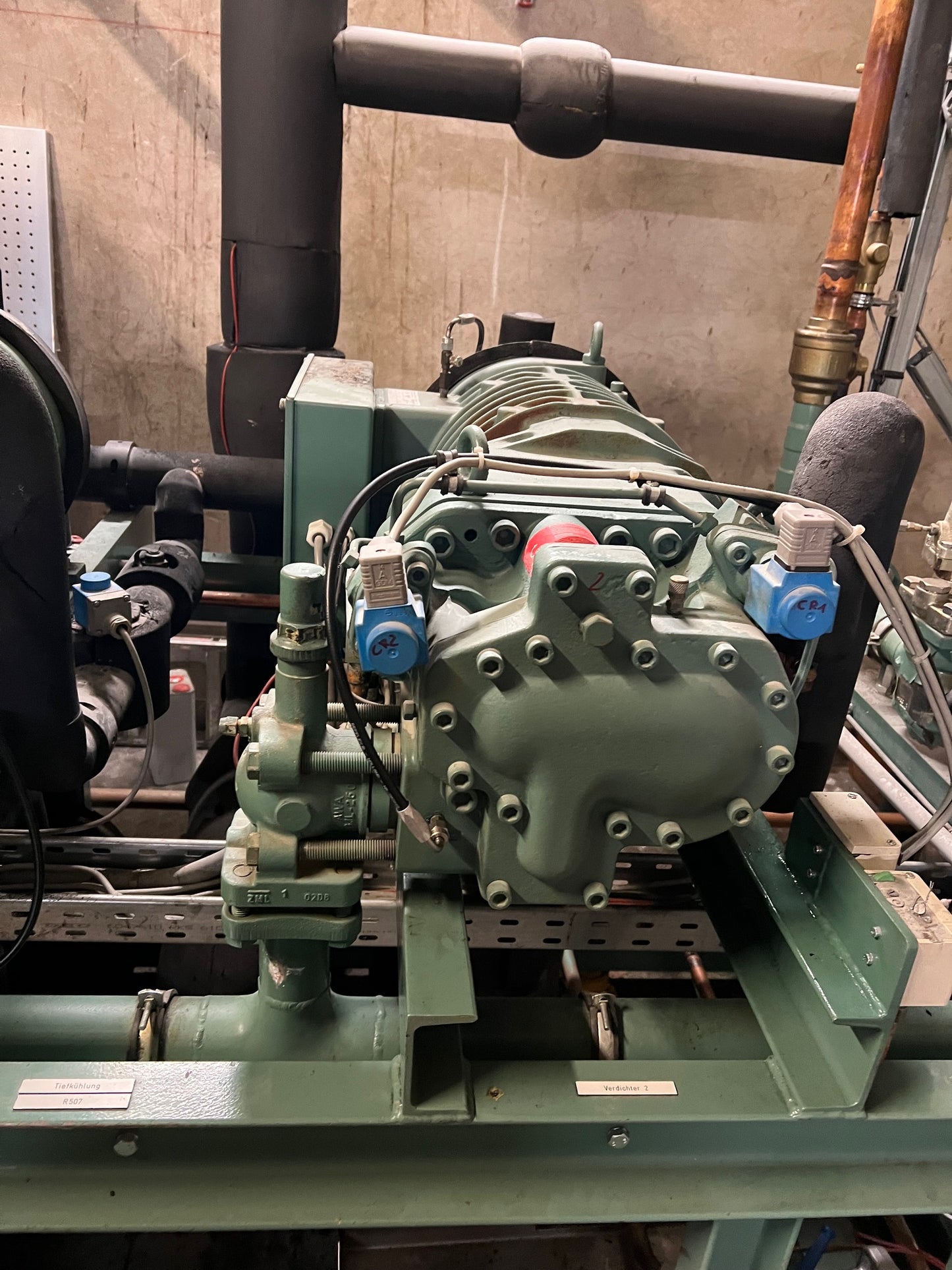 Schockfroster Verbundanlage