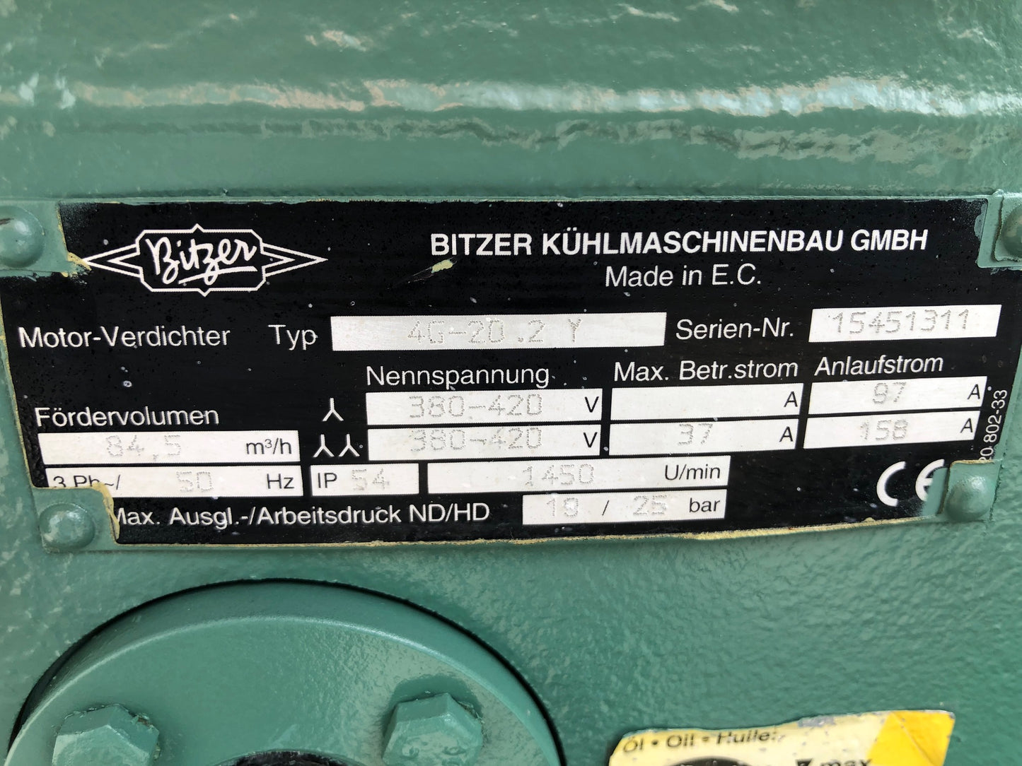 BITZER Tandem Verdichter
