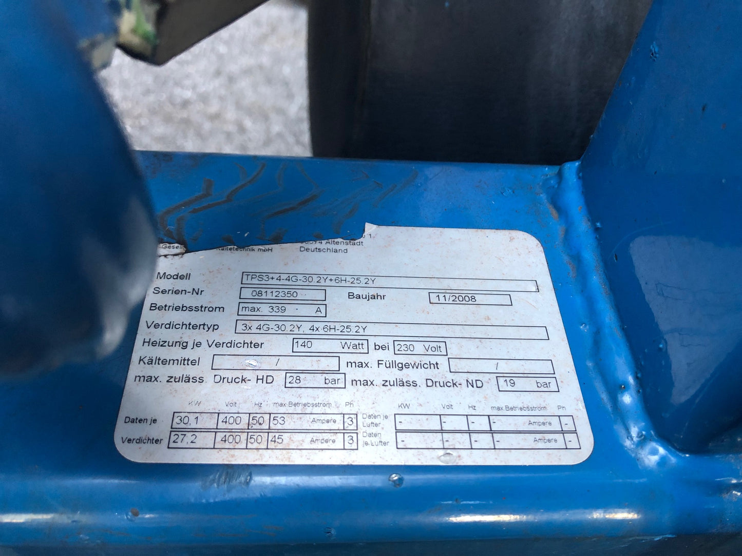 Doppelt-Verbundanlage mit insg. 7 BITZER Verdichter