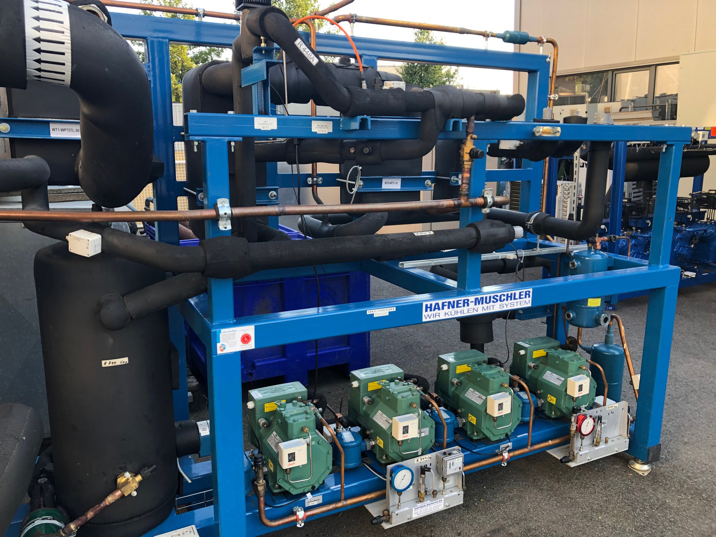 Verbundanlage mit BITZER CO2 Verdichtern