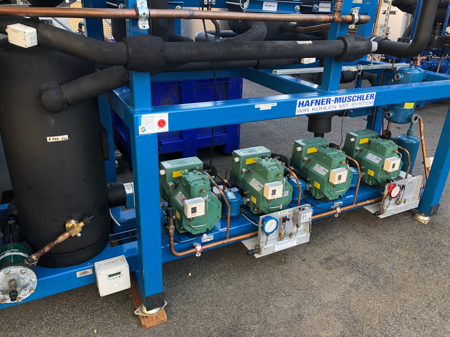 Verbundanlage mit BITZER CO2 Verdichtern