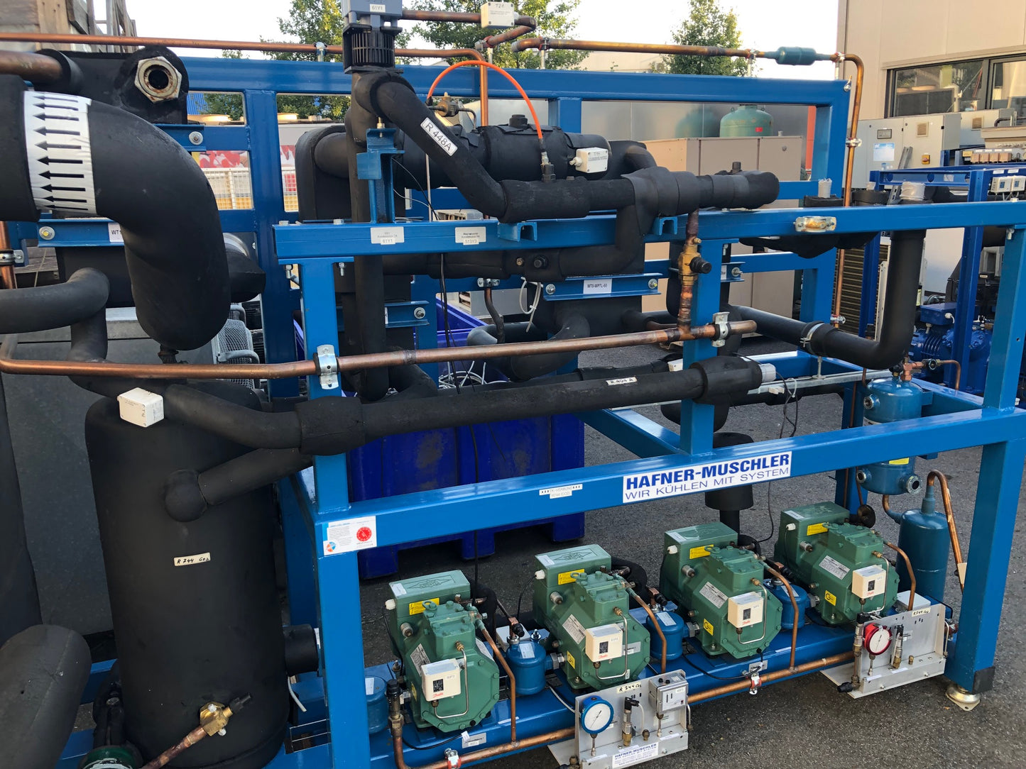 Verbundanlage mit BITZER CO2 Verdichtern
