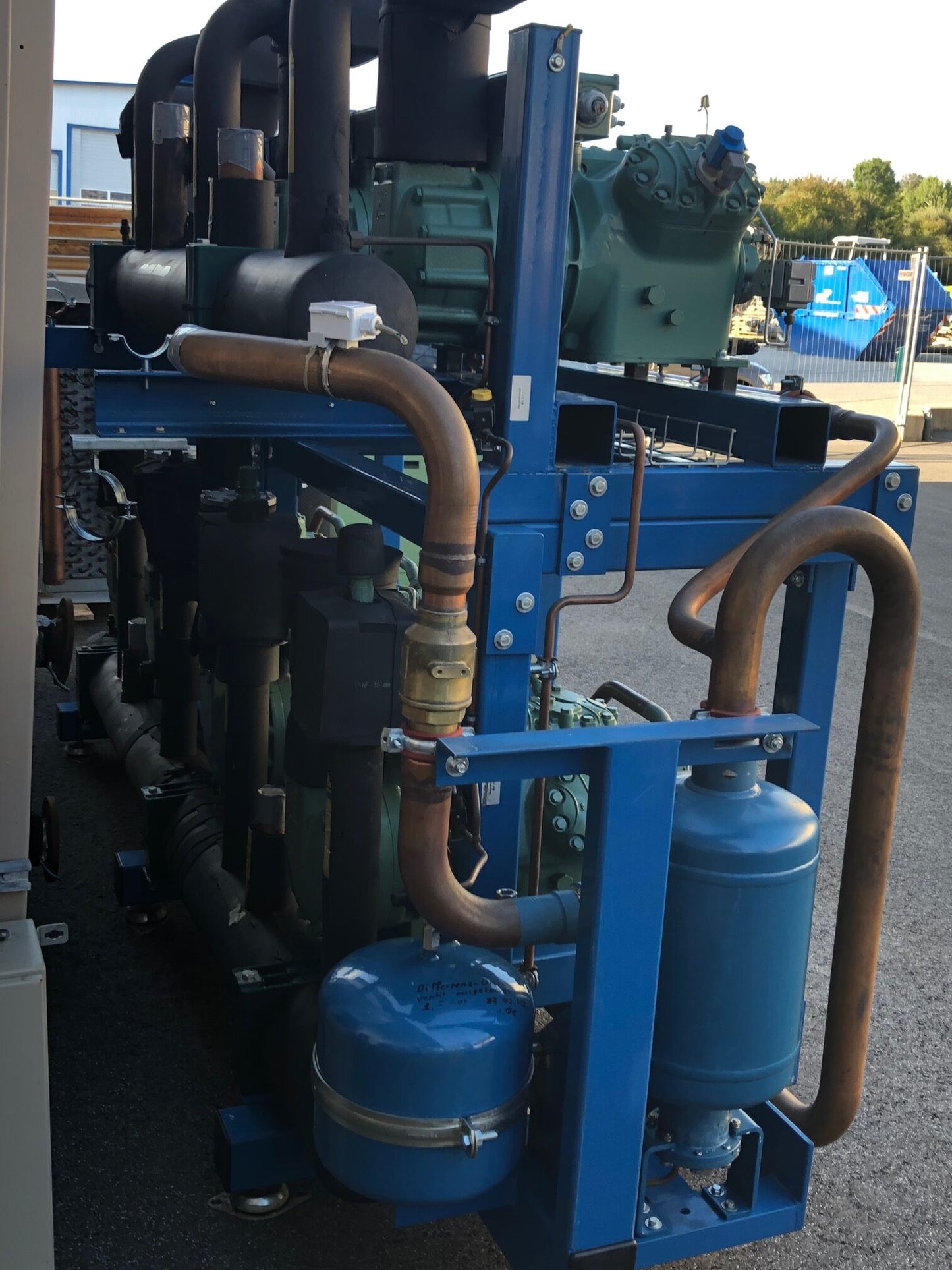 Doppelt-Verbundanlage mit insg. 7 BITZER Verdichter