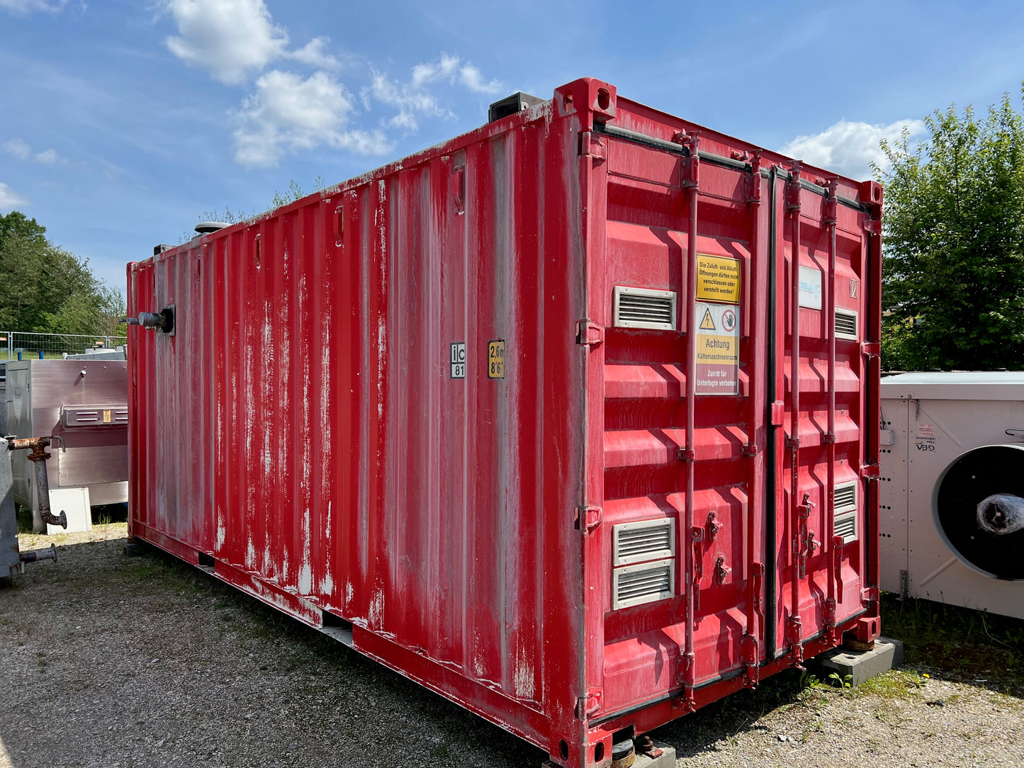 Schockfrostanlage, Verbundanlage mit 6 Stk. Verdichter- Kompressor Bitzer S6F-30.2Y
