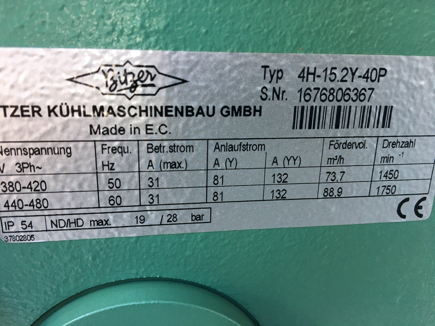 Verbundanlage mit BITZER Verdichter