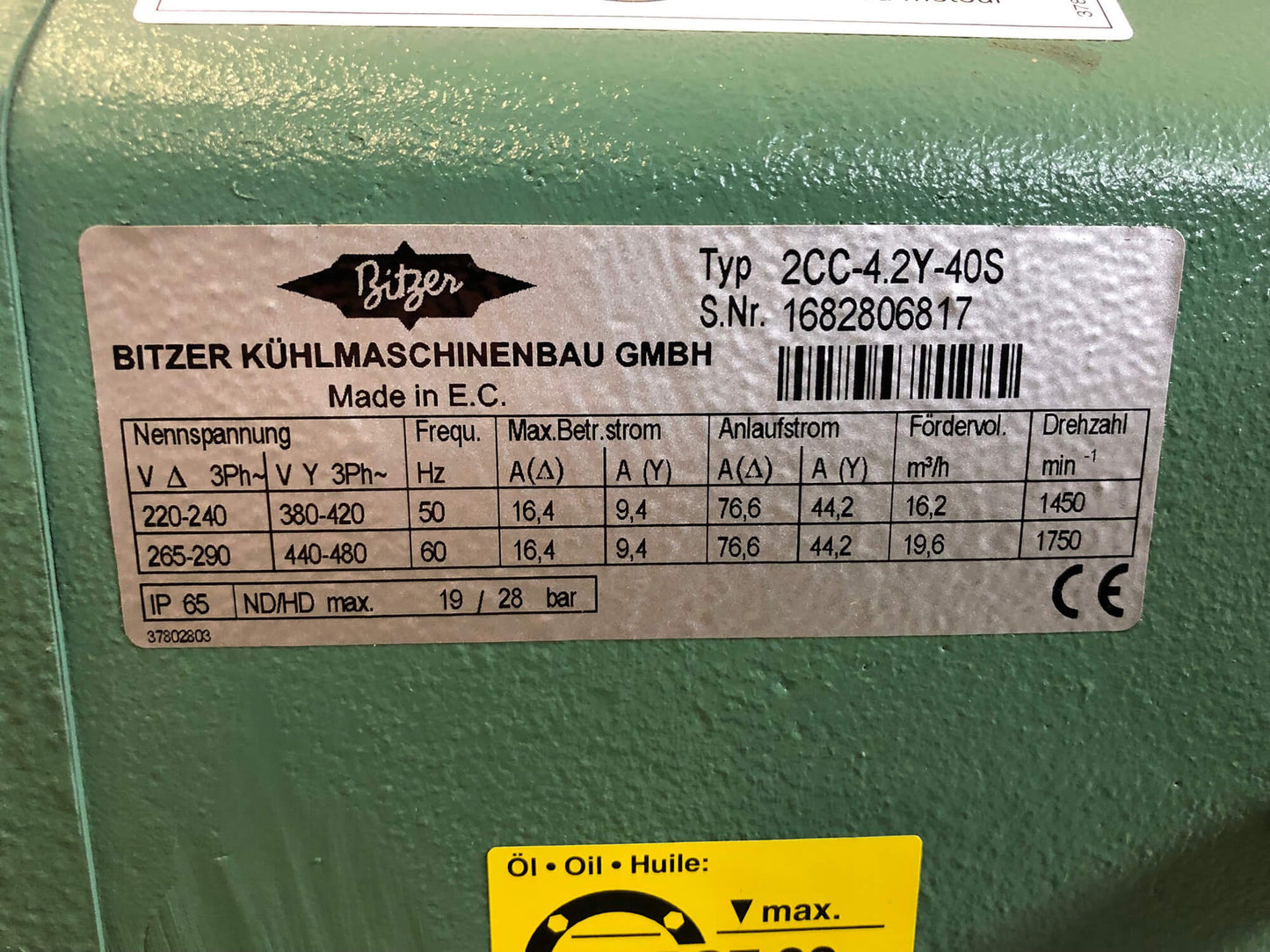 Bitzer Kühlaggregat