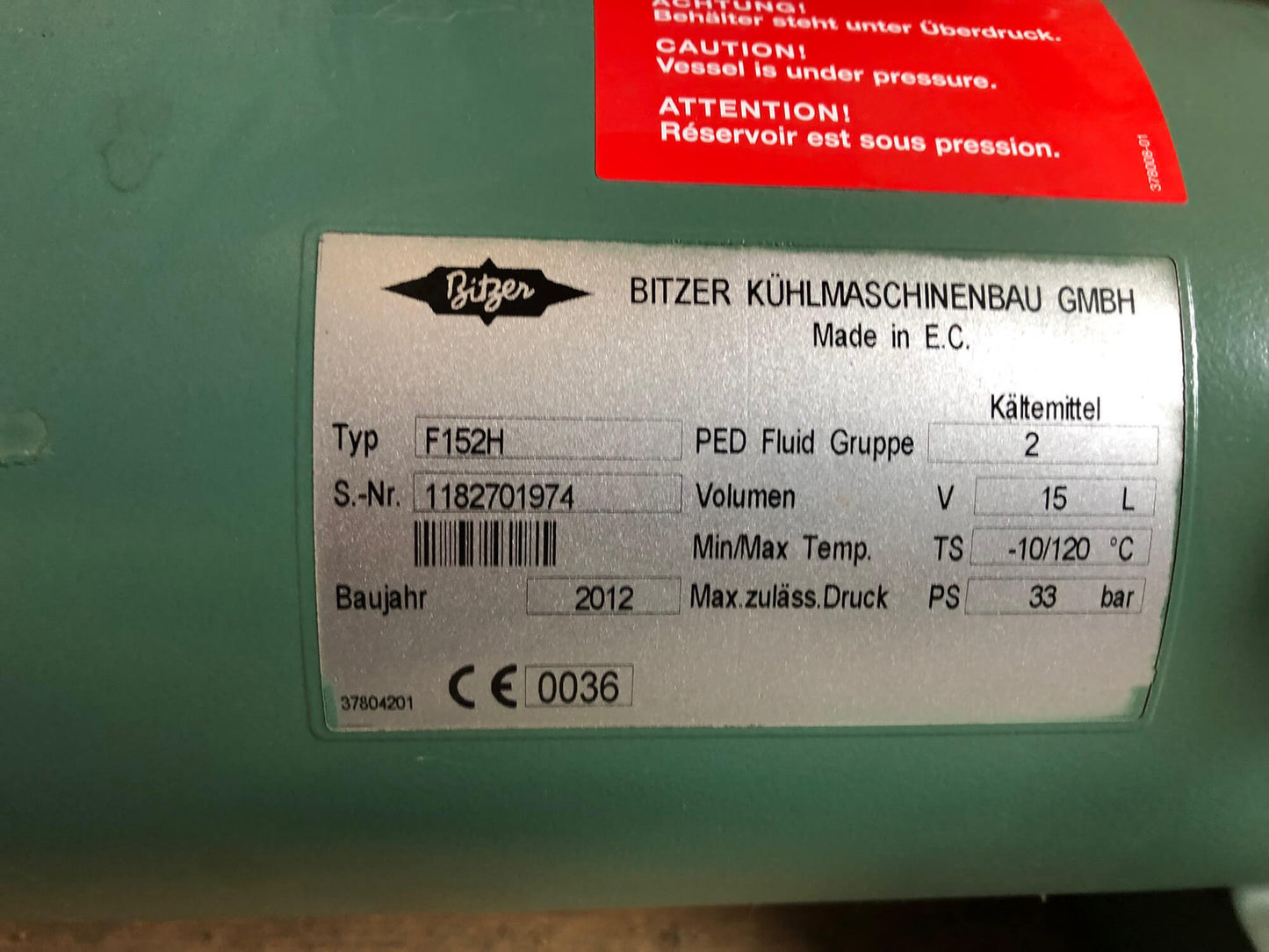 Bitzer Kühlaggregat
