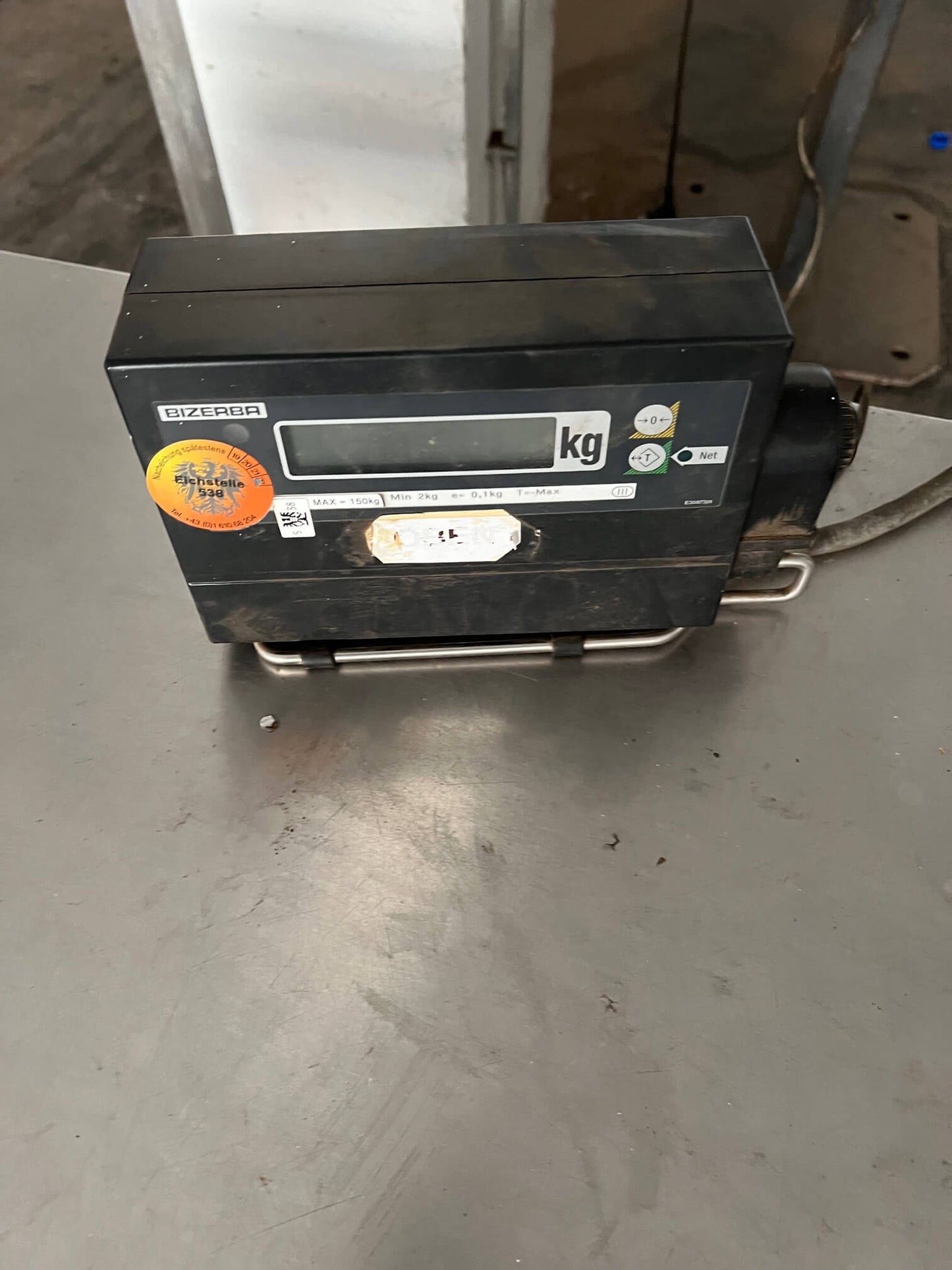Bodenwaage Fabrikat BIZERBA bis 1500kg Tischwaage Fabrikat BIZERBA bis 150kg