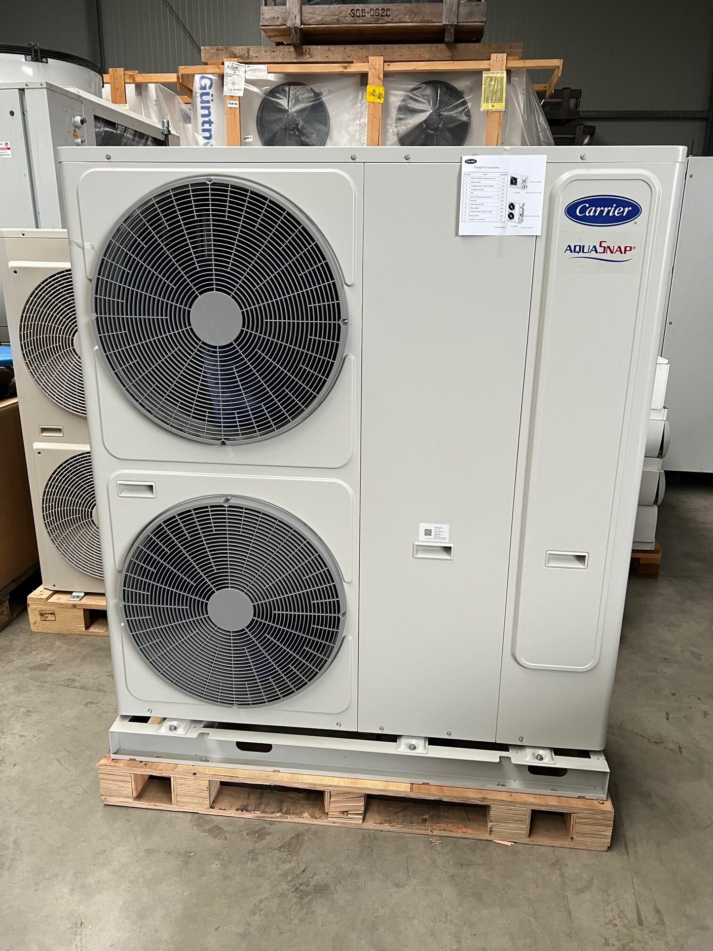 Luft-Wasser-Wärmepumpe NEU Carrier 16kW 30AWH016H-9 Monoblock, R32.