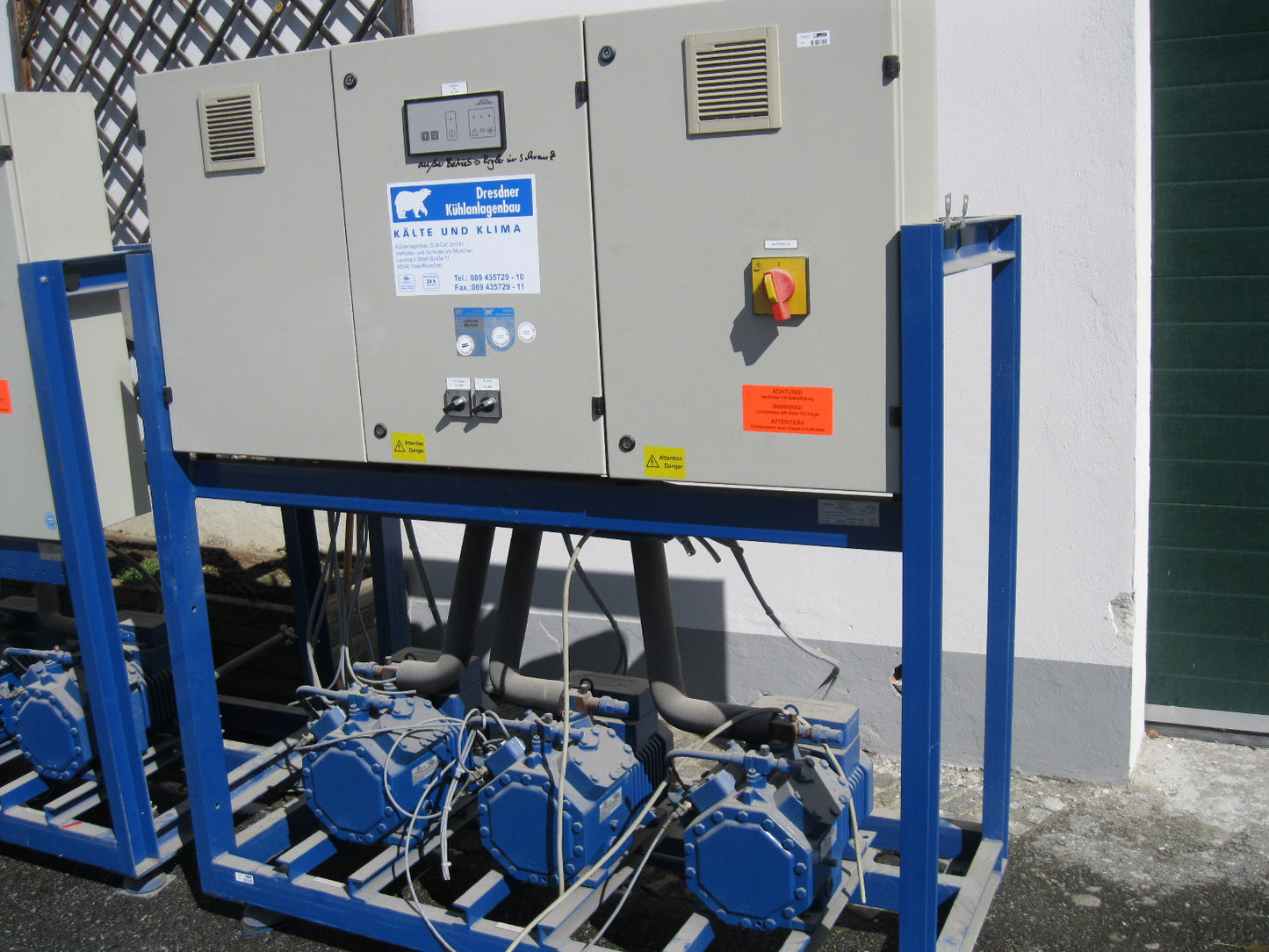 Verbundanlage LINDE mit BITZER Verdichter