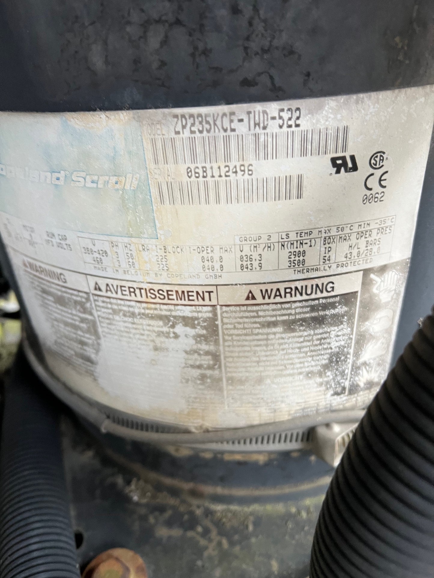 Kaltwassersatz Chiller YORK 170 kW