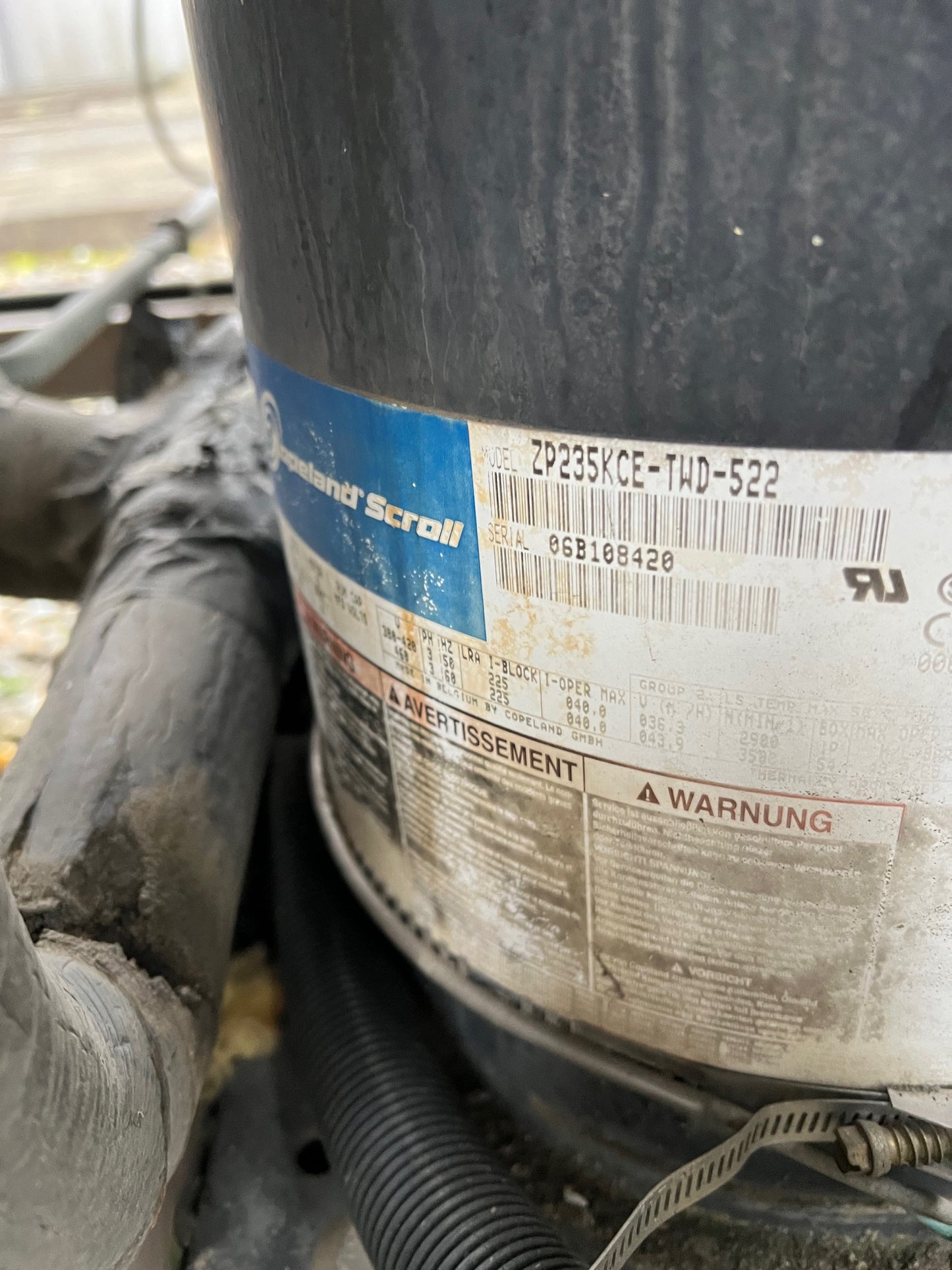 Kaltwassersatz Chiller YORK 170 kW