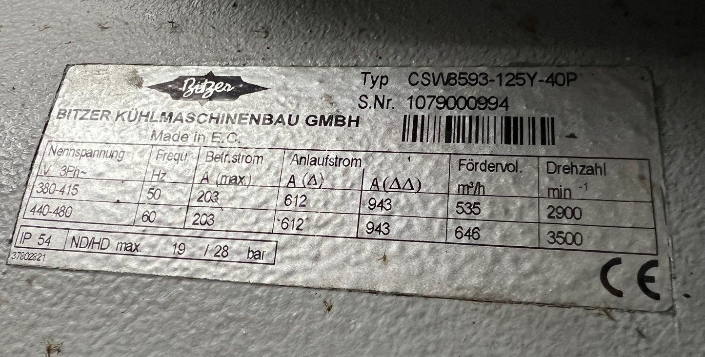 Kaltwassersatz BITZER/GWK/Güntner