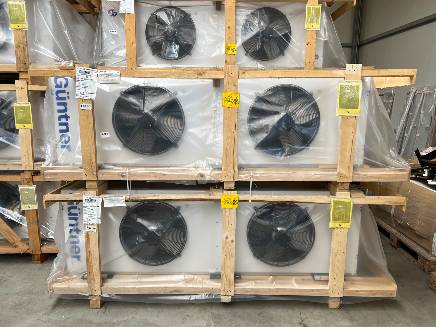GÜNTNER Verdampfer für TK und Pluskühlung