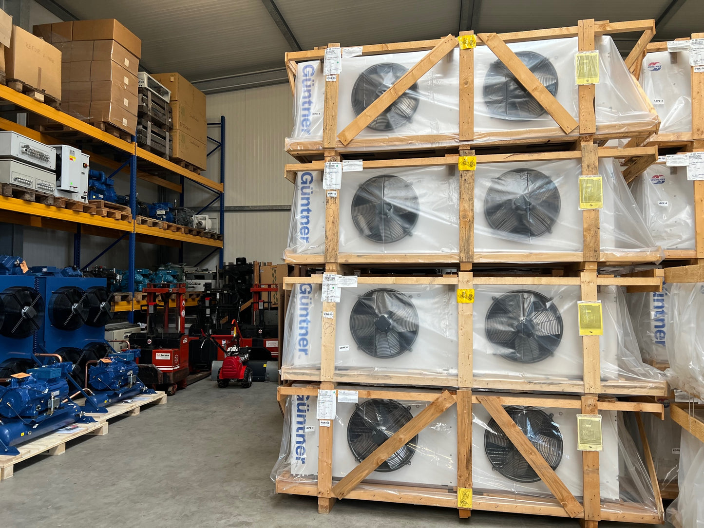 GÜNTNER Verdampfer für TK und Pluskühlung