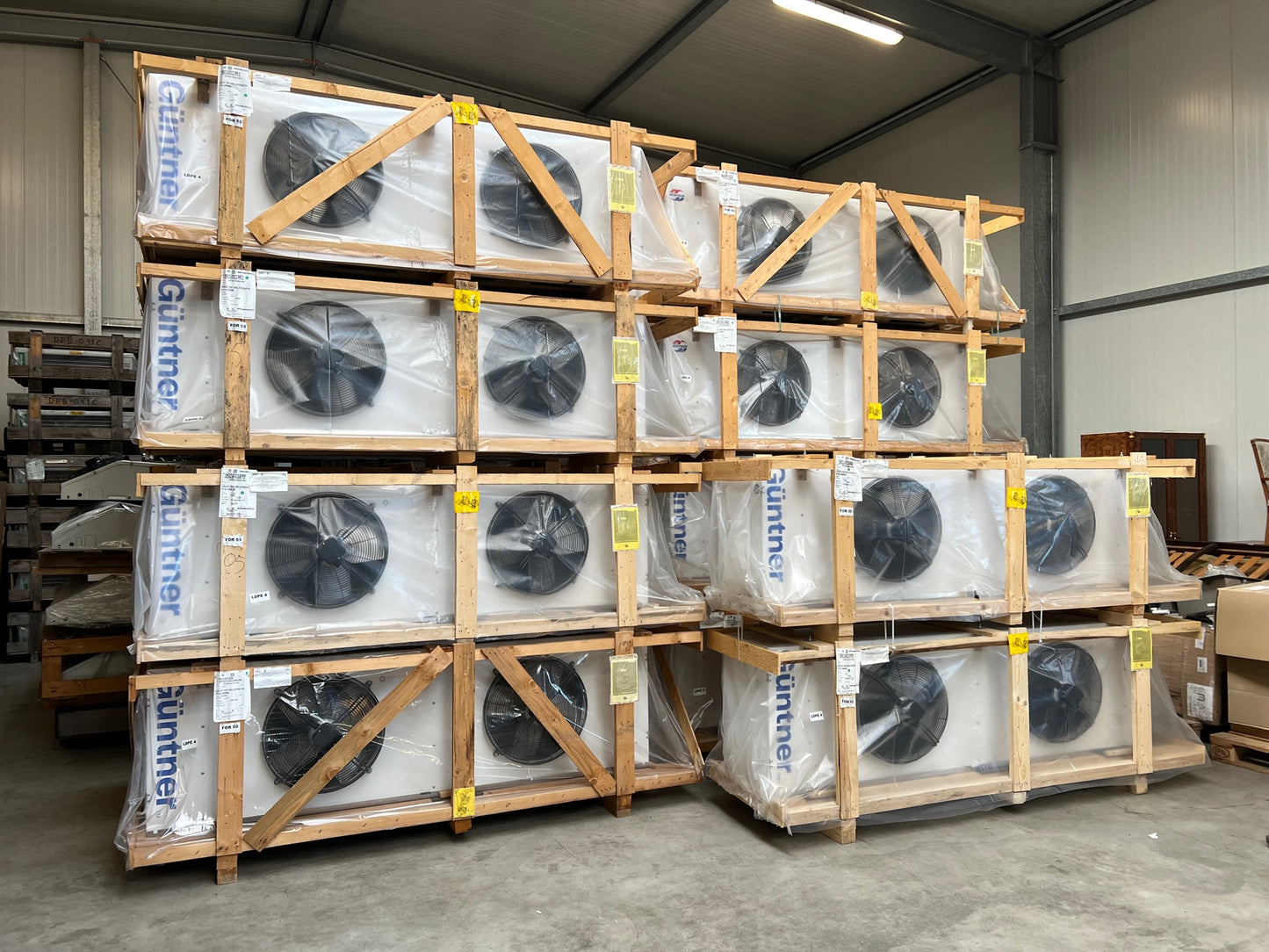 GÜNTNER Verdampfer für TK und Pluskühlung