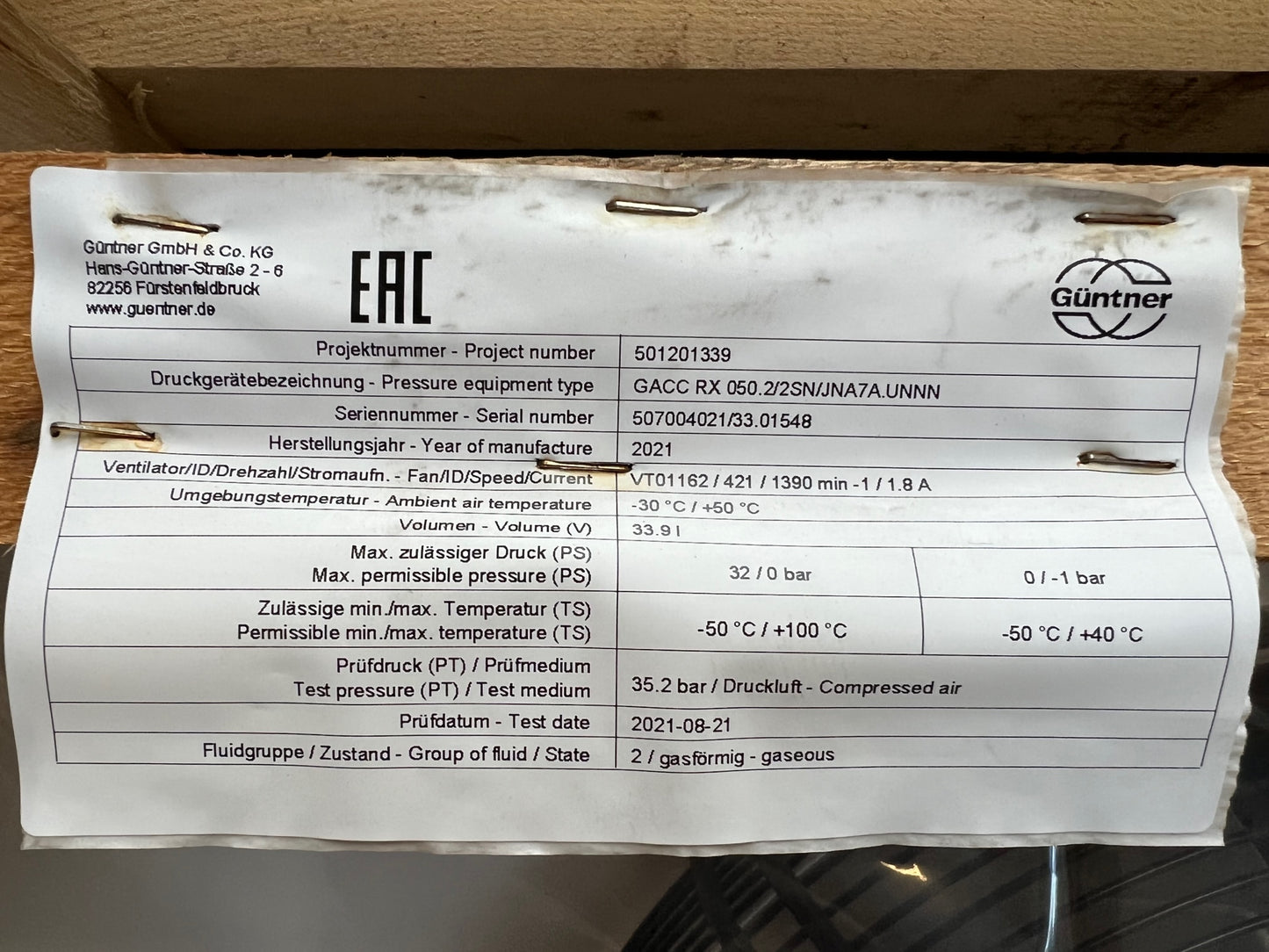 GÜNTNER Verdampfer für TK und Pluskühlung