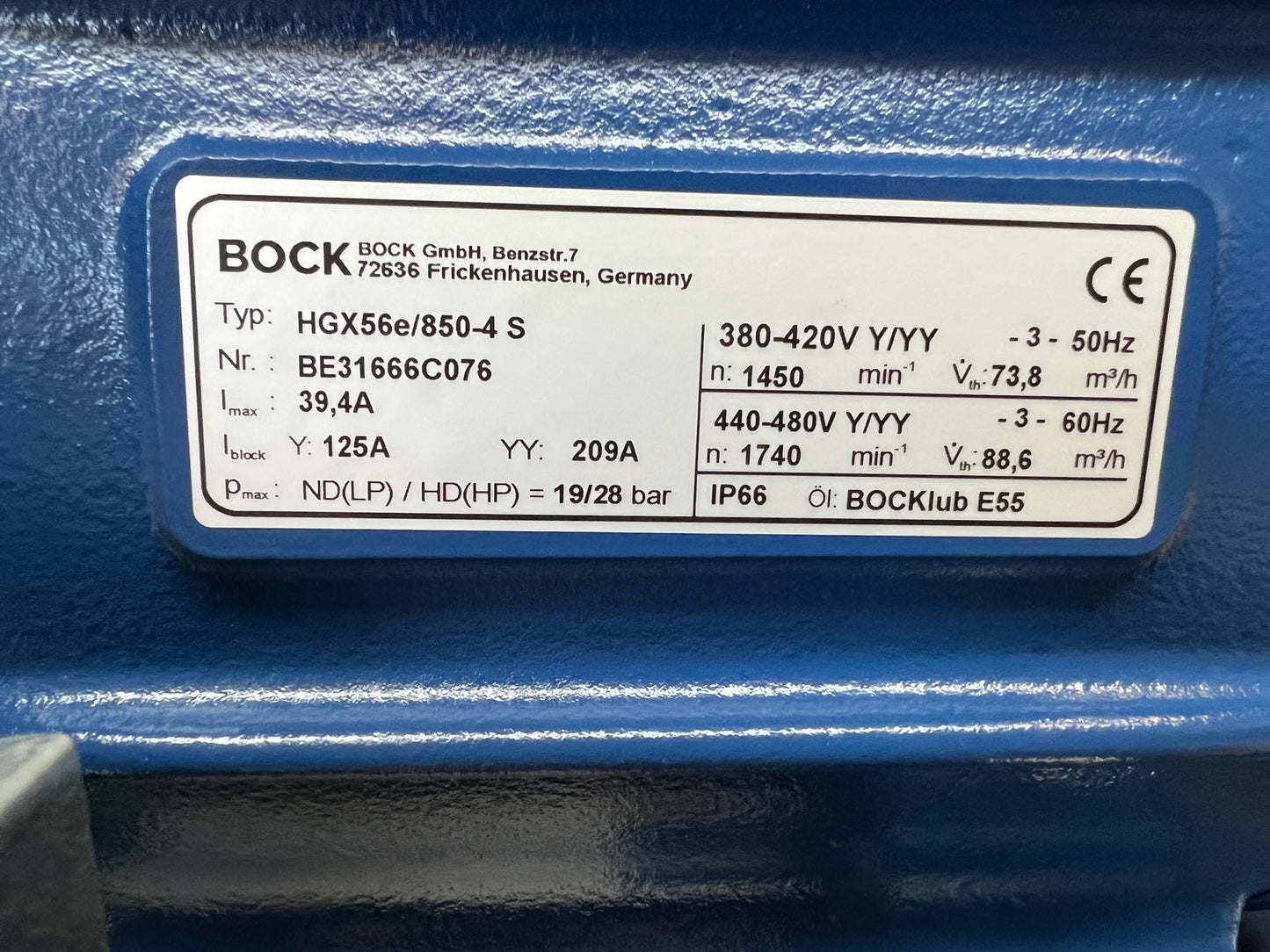 BOCK Kühlaggregat
