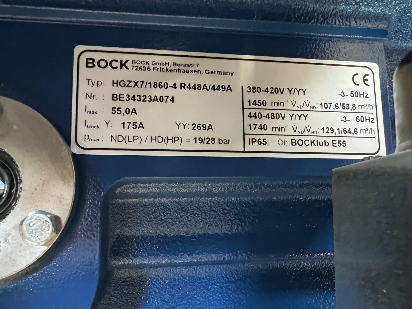BOCK Kühlaggregat Zweistufig