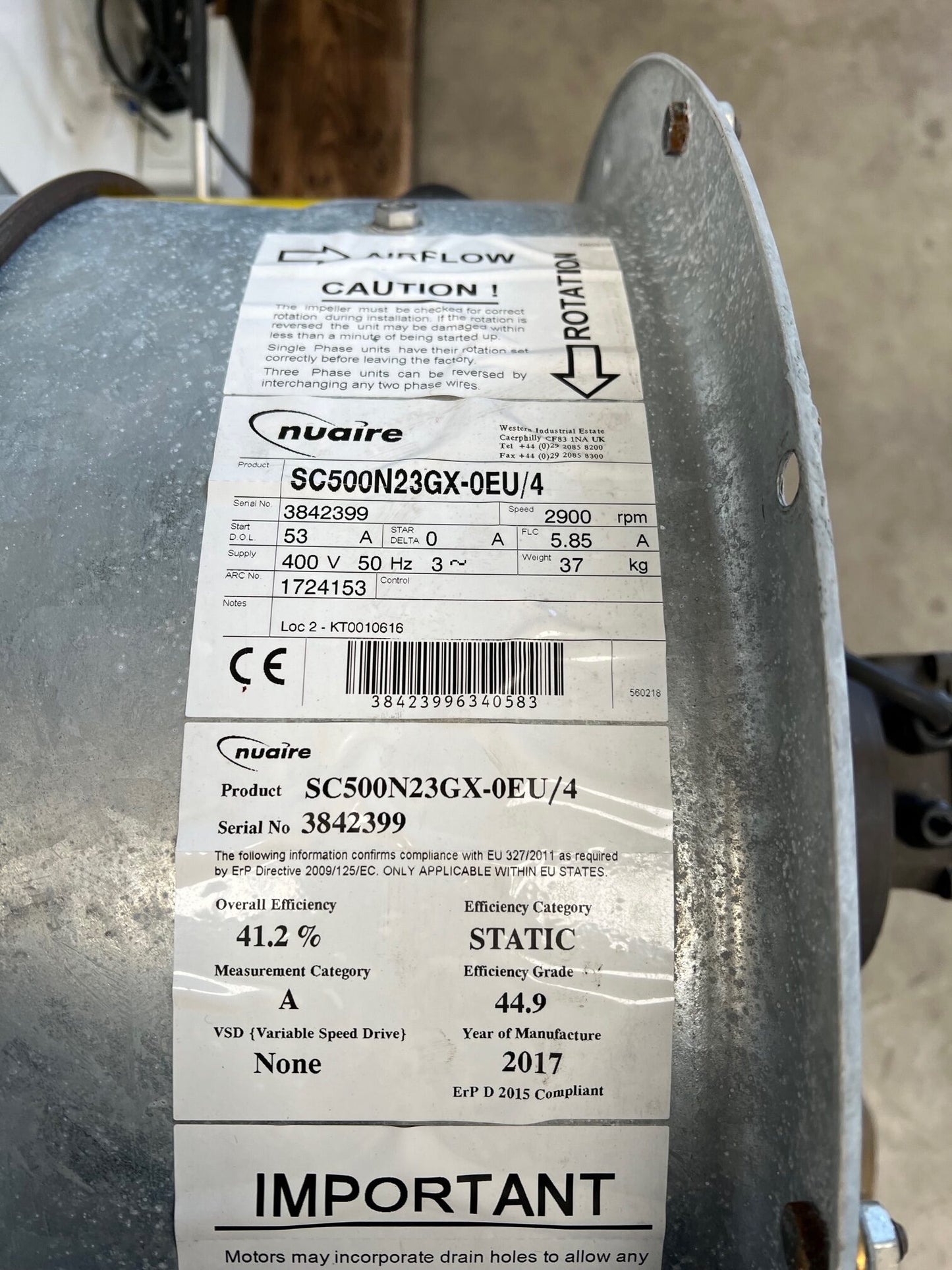 Bitzer LH135 Kühlaggregat mit Verdampfer und Schalkasten