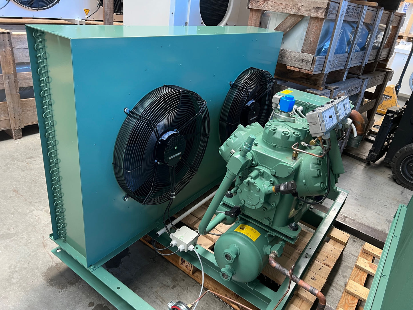 Bitzer LH135 Kühlaggregat mit Verdampfer und Schalkasten