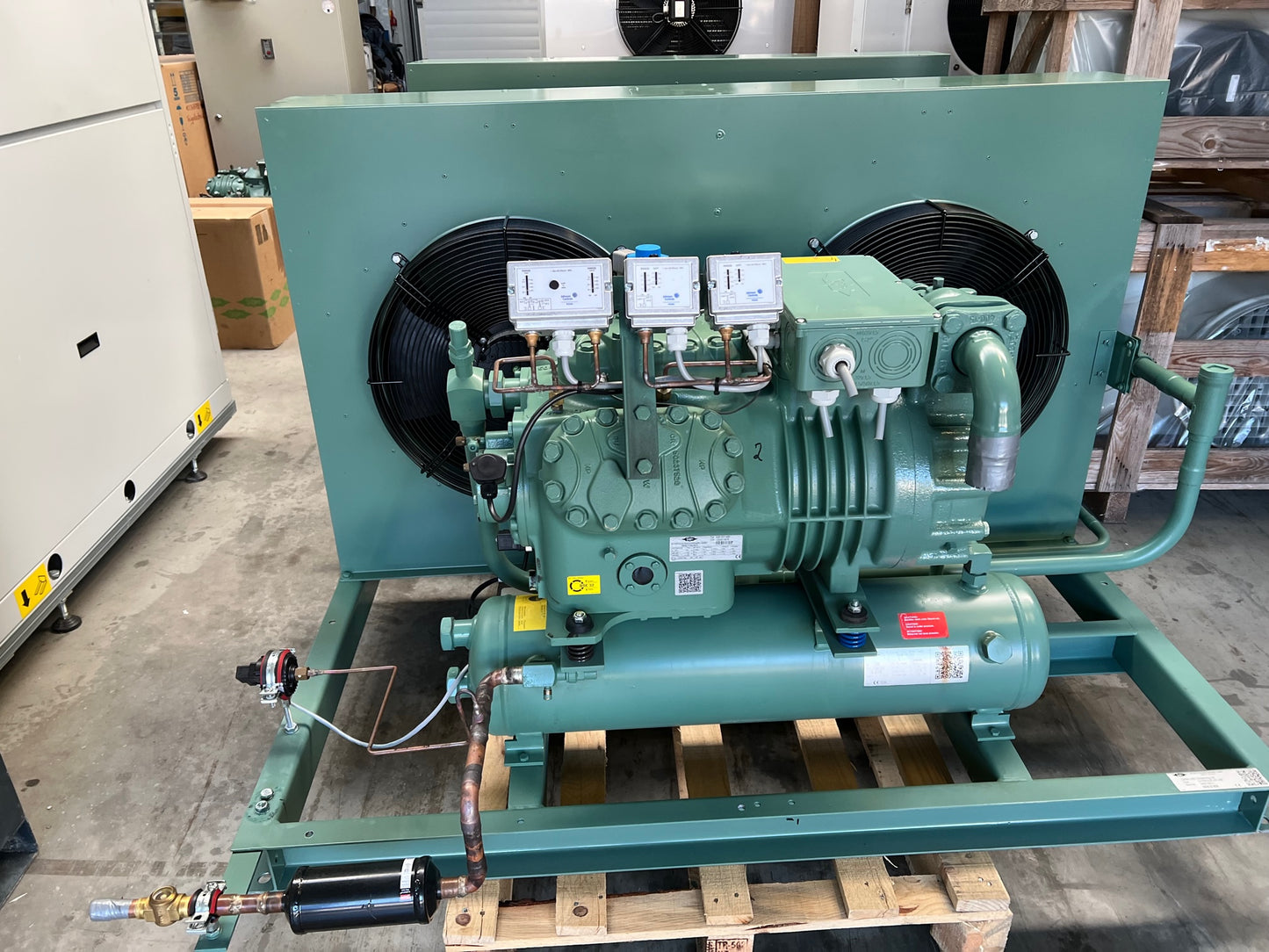 Bitzer LH135 Kühlaggregat mit Verdampfer und Schalkasten