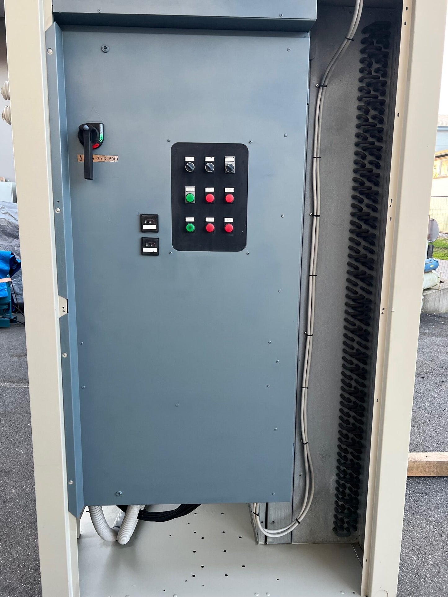 Schockfrosteranlage mit 2 Bitzer Verdichter Type S6F-30.2Y, samt Verflüssiger, Schaltkasten und Sammler