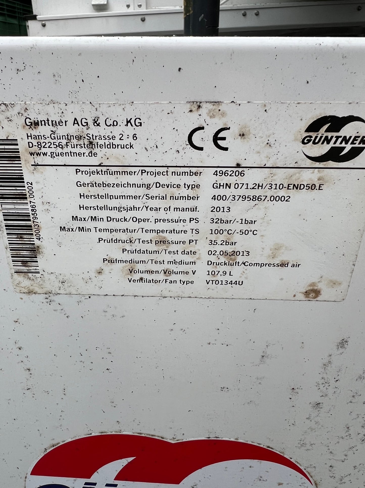 Verdampfer Güntner mit 3 Lüfter 710mm,