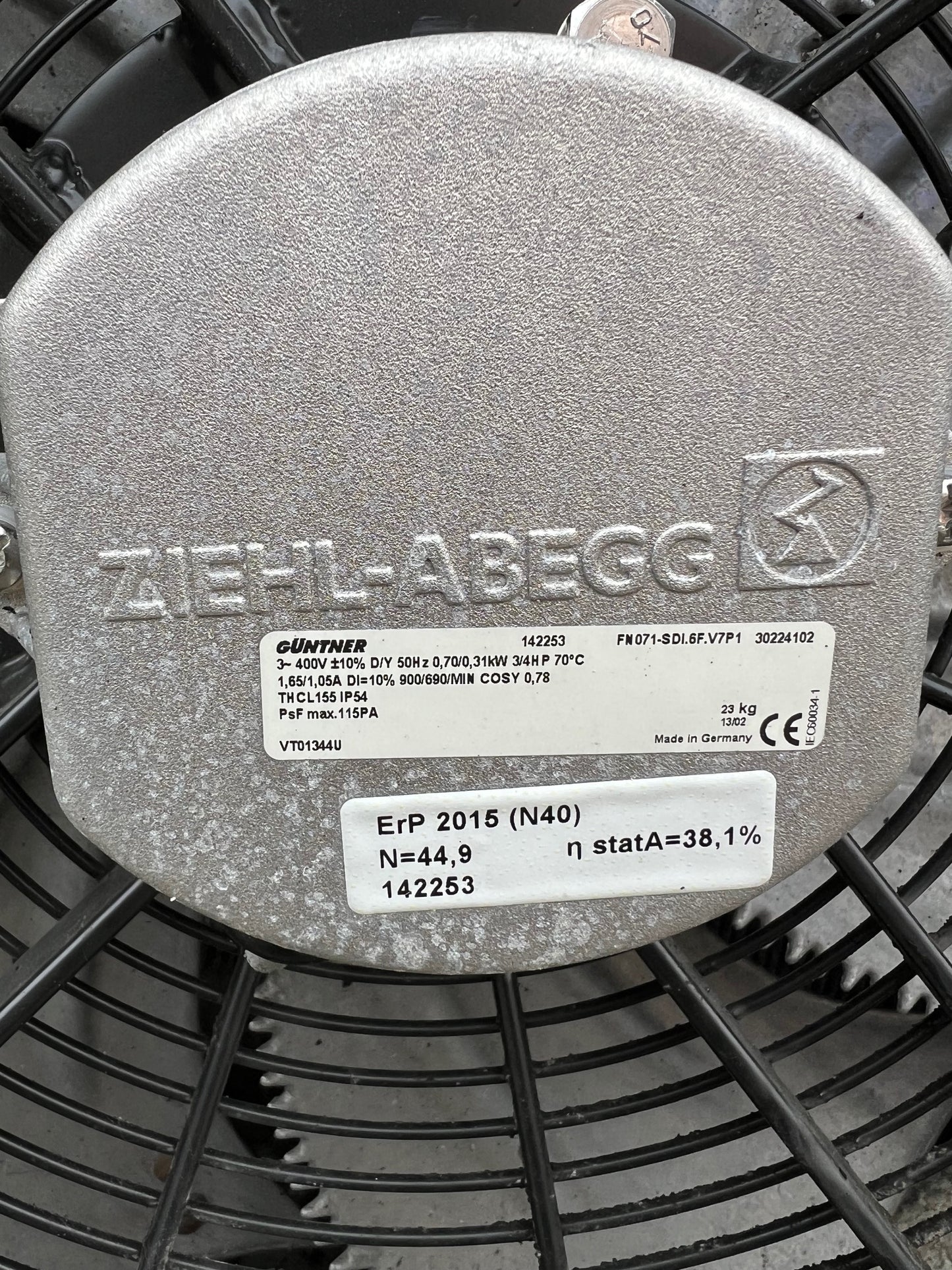 Verdampfer Güntner mit 3 Lüfter 710mm,