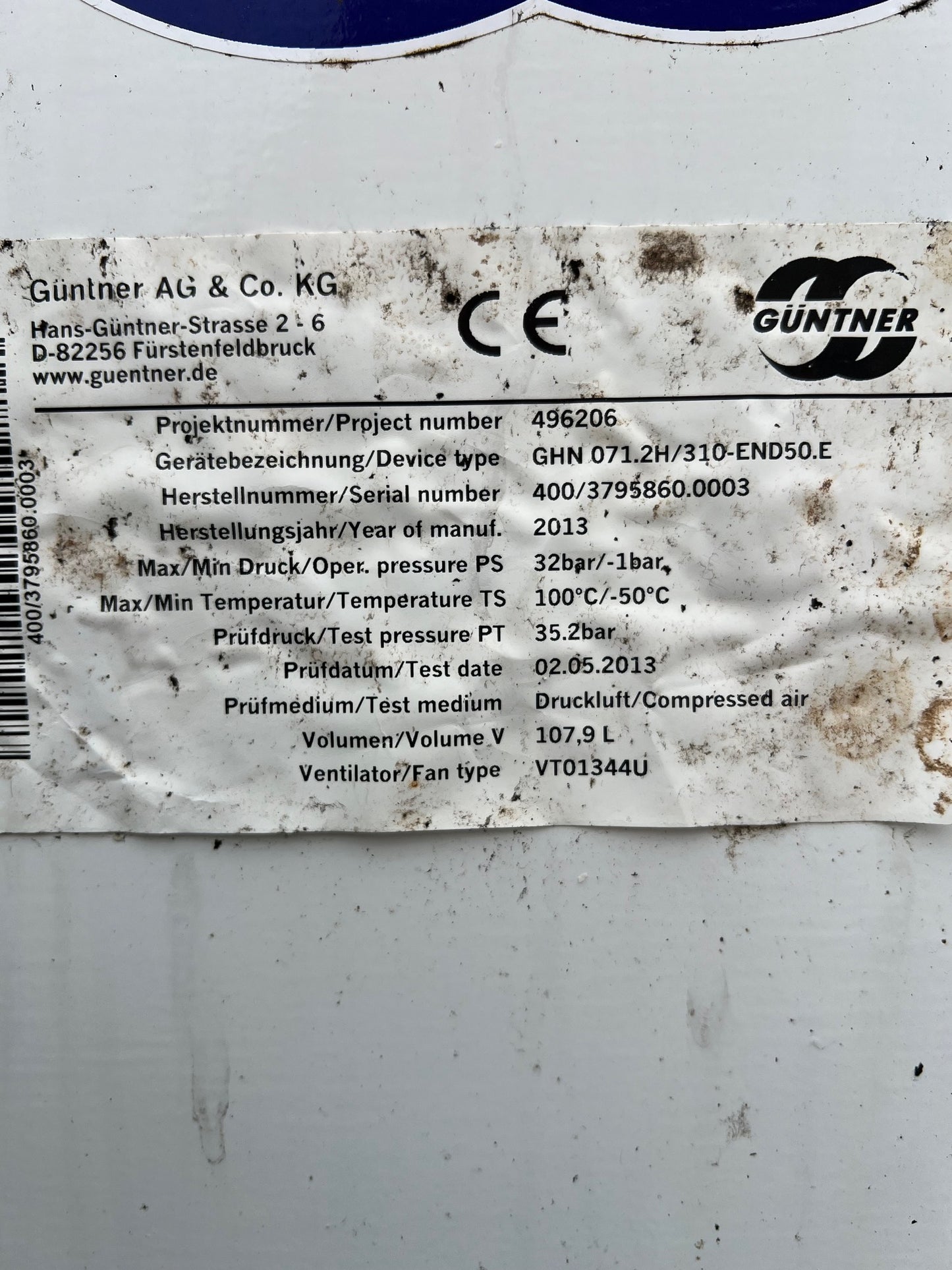 Verdampfer Güntner mit 3 Lüfter 710mm,