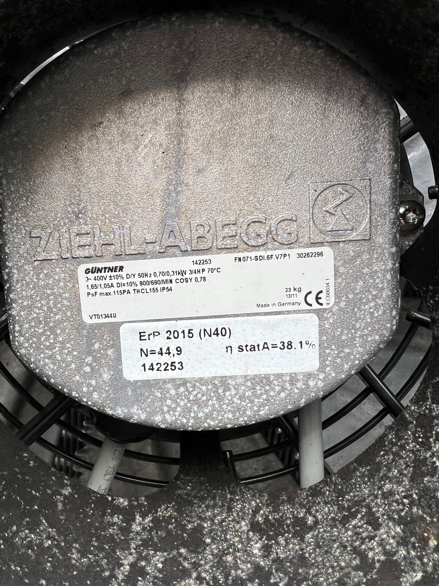 Verdampfer Güntner mit 3 Lüfter 710mm,