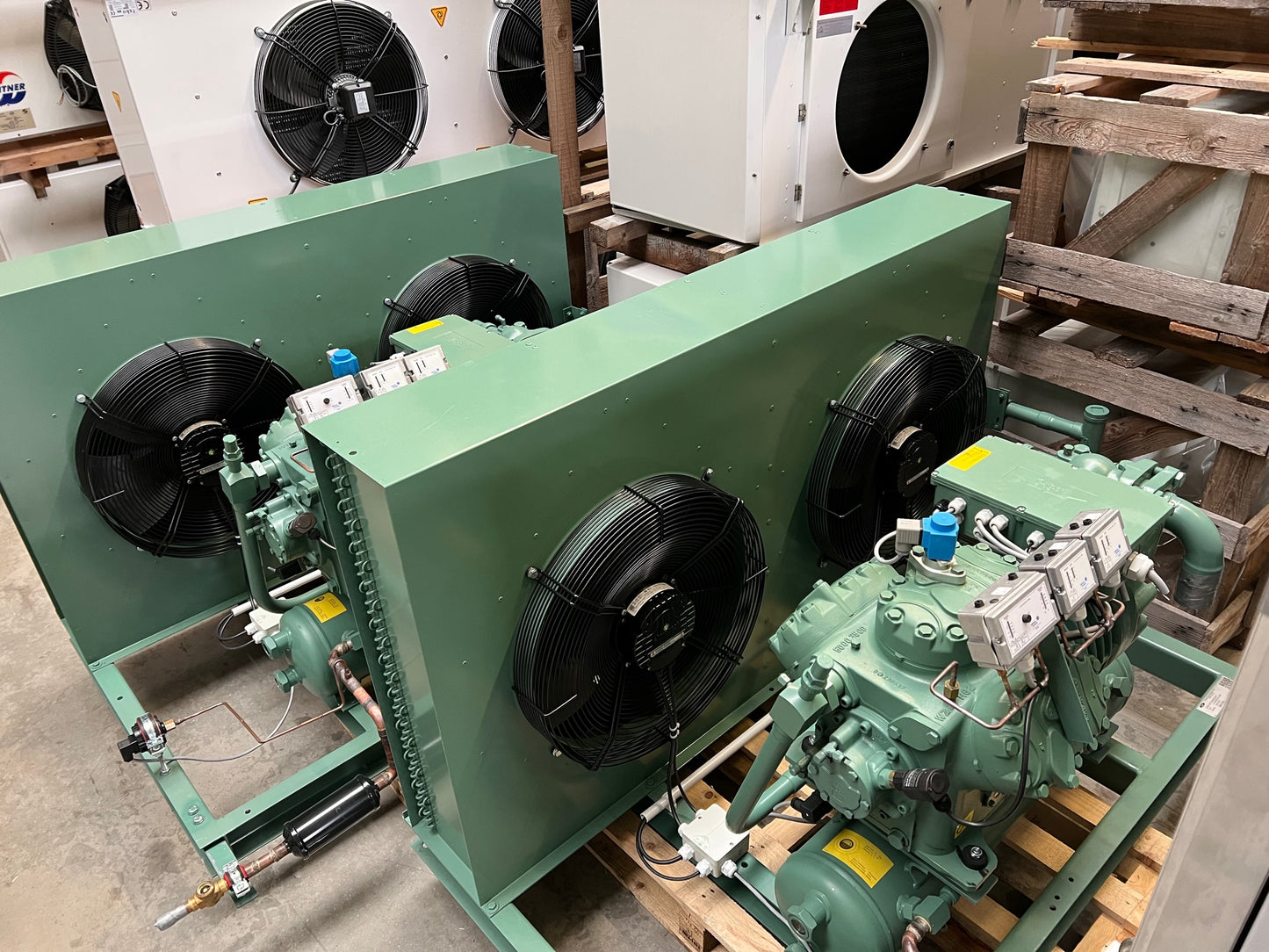 Bitzer LH135 Kühlaggregat mit Verdampfer und Schalkasten
