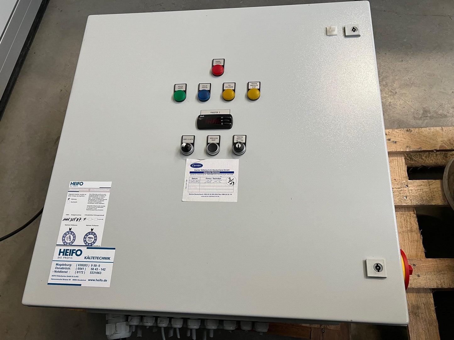 Bitzer LH135 Kühlaggregat mit Verdampfer und Schalkasten