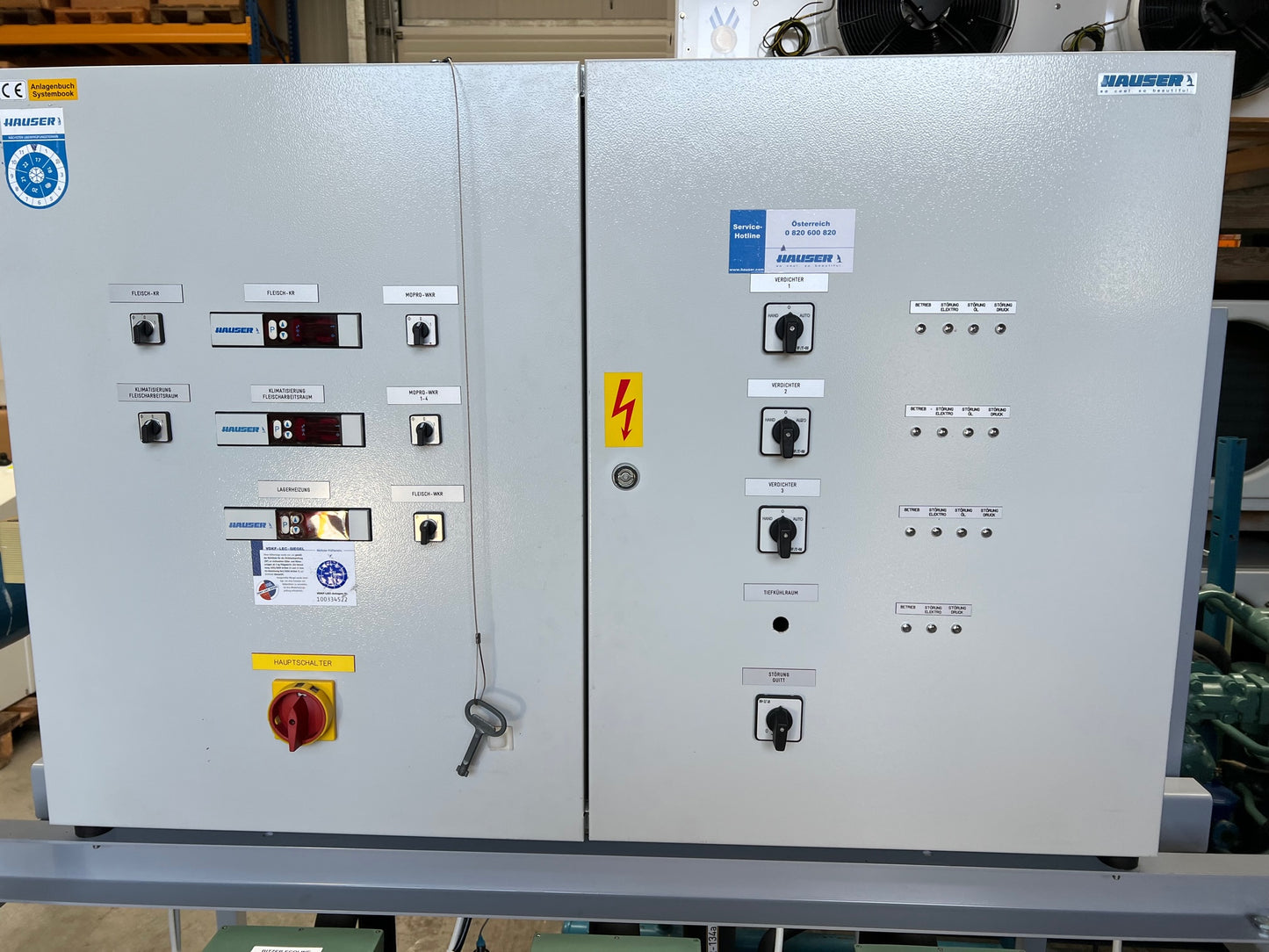 Verbundanlage HAUSER mit BITZER Verdichter