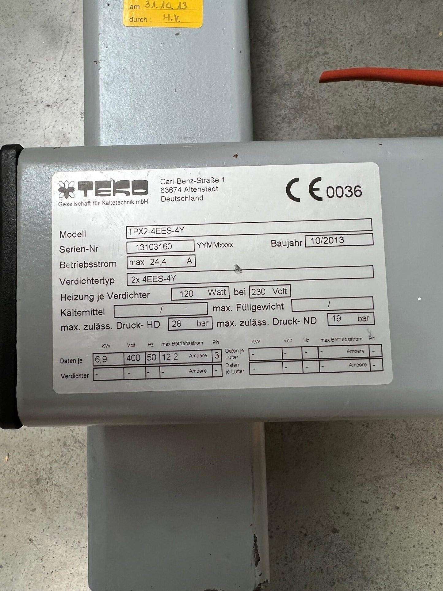 Verbundanlage TEKO mit BITZER Verdichter