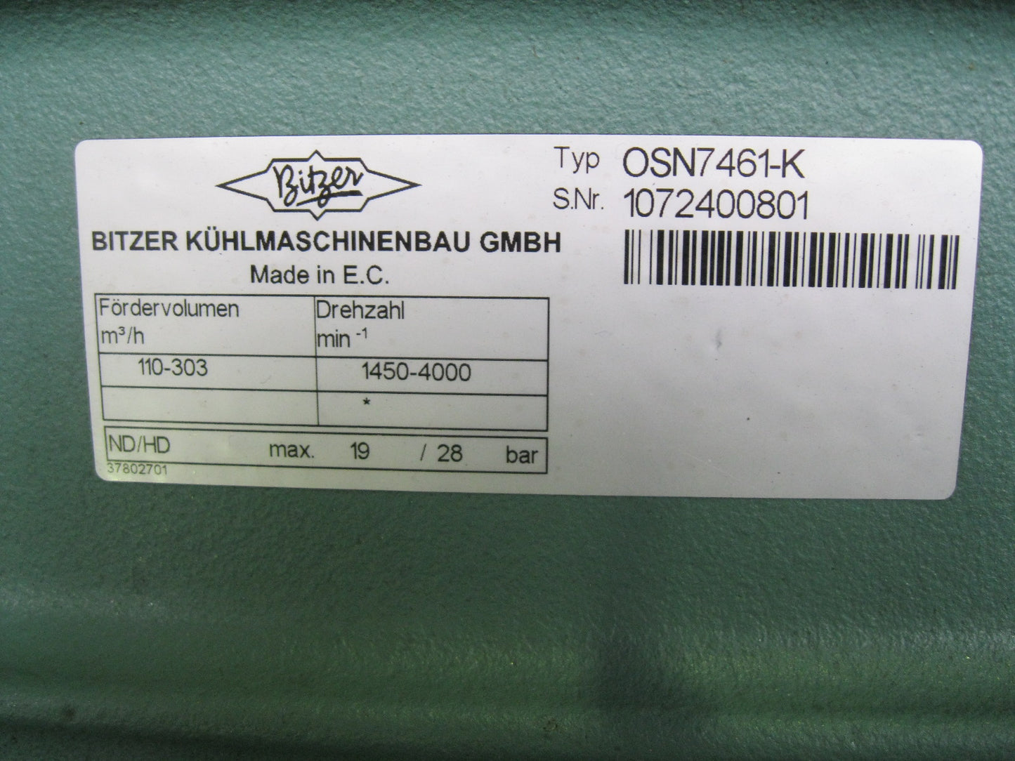 BITZER Schraubenkompressor