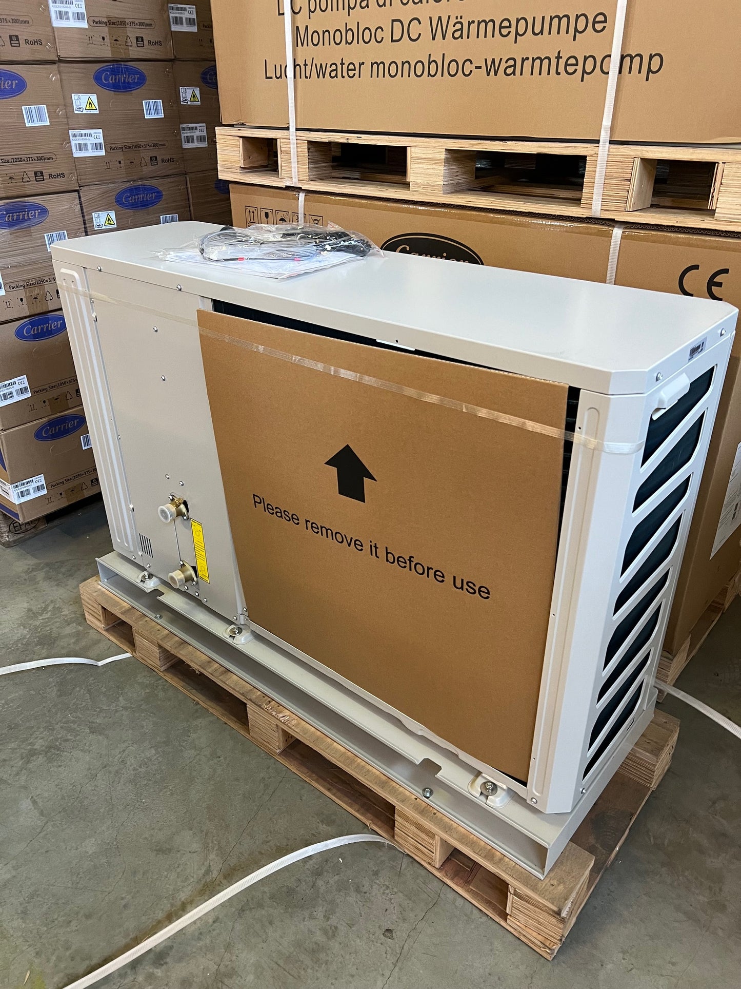 WÄRMEPUMPE Luft-Wasser-Wärmepumpe Carrier 8kW 30AWH008H Monoblock, NEU, R32.