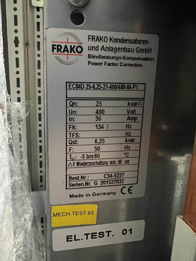 Kompensationsanlage Fabrikat FRAKO