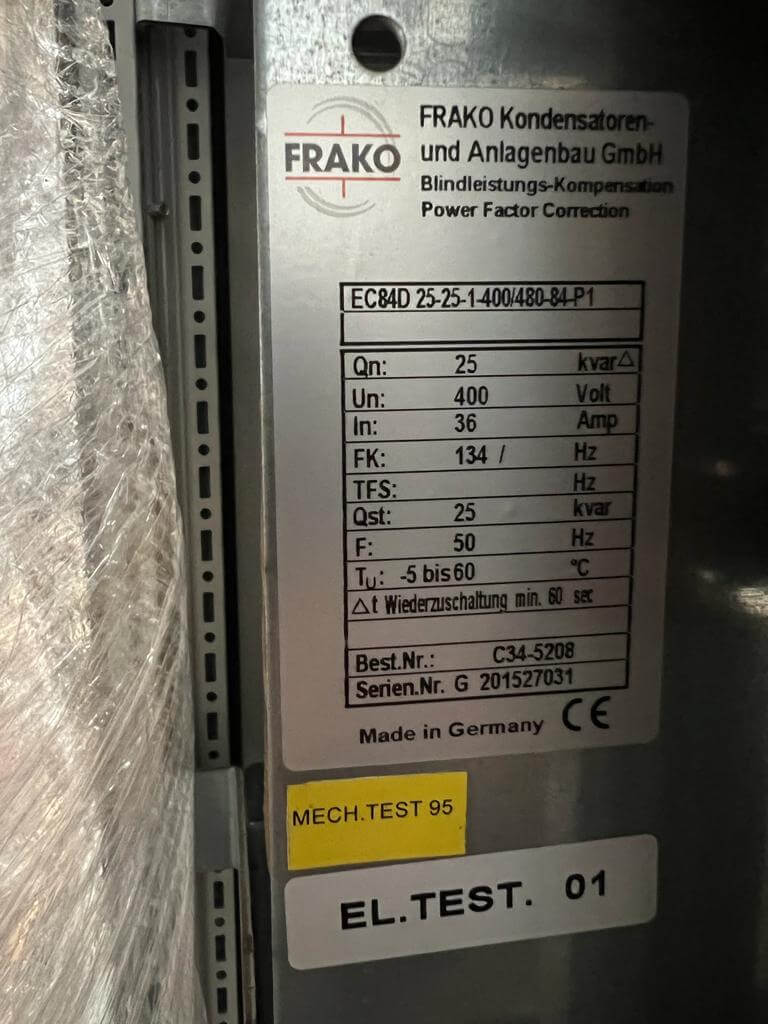 Kompensationsanlage Fabrikat FRAKO