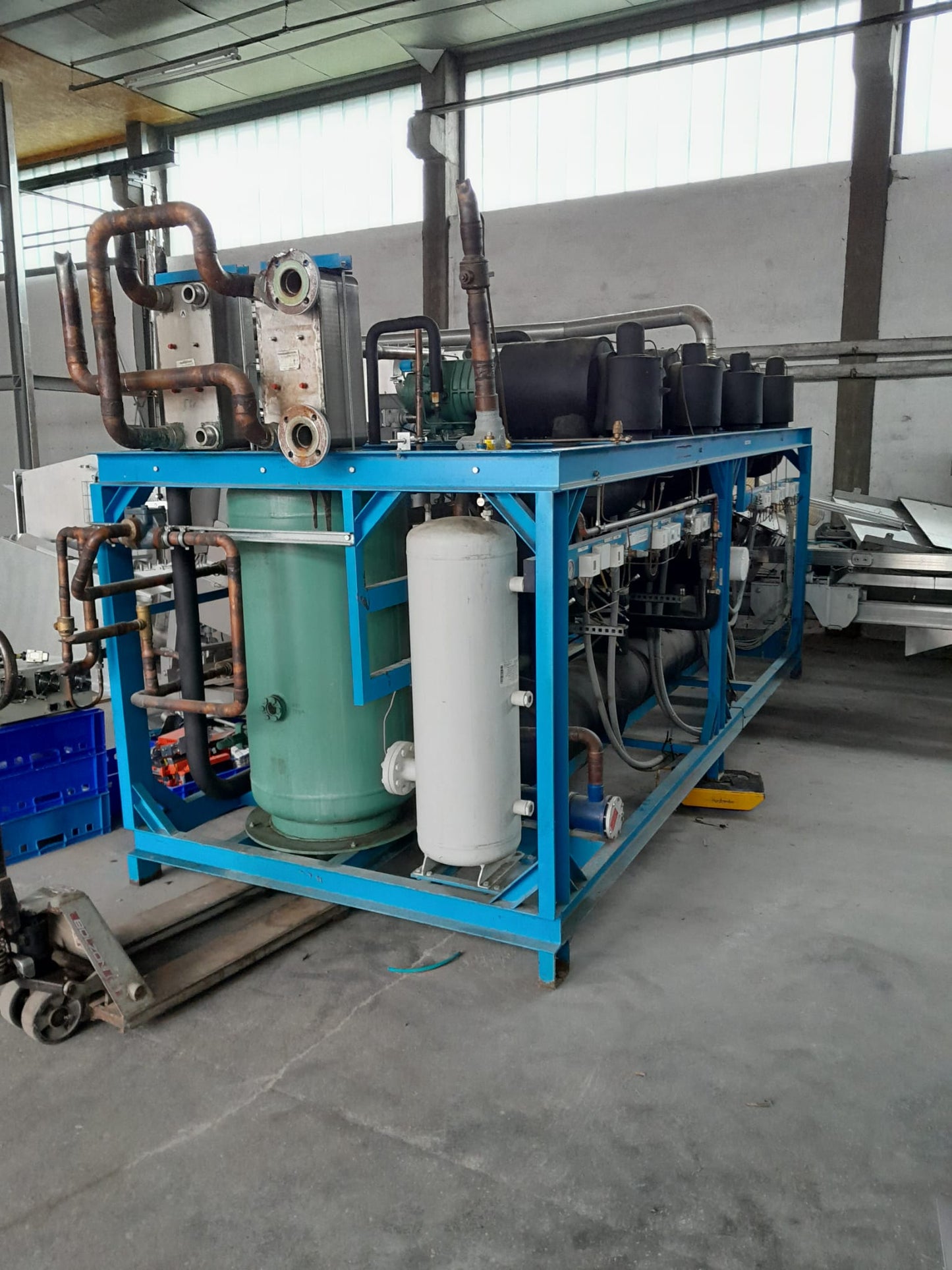 Schockfroster Verbundanlage Bitzer Schraube