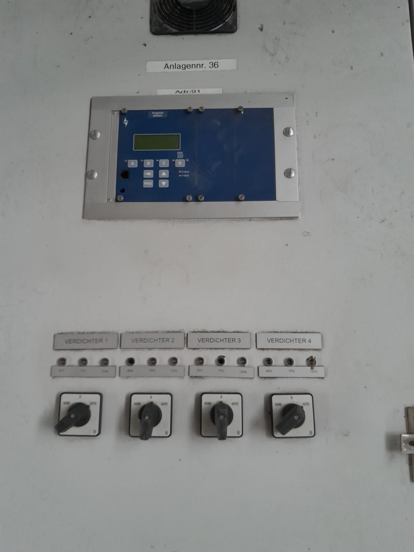 Schockfroster Verbundanlage Bitzer Schraube